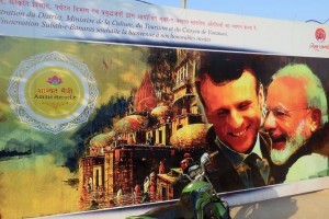 Emmanuel Macron en Inde