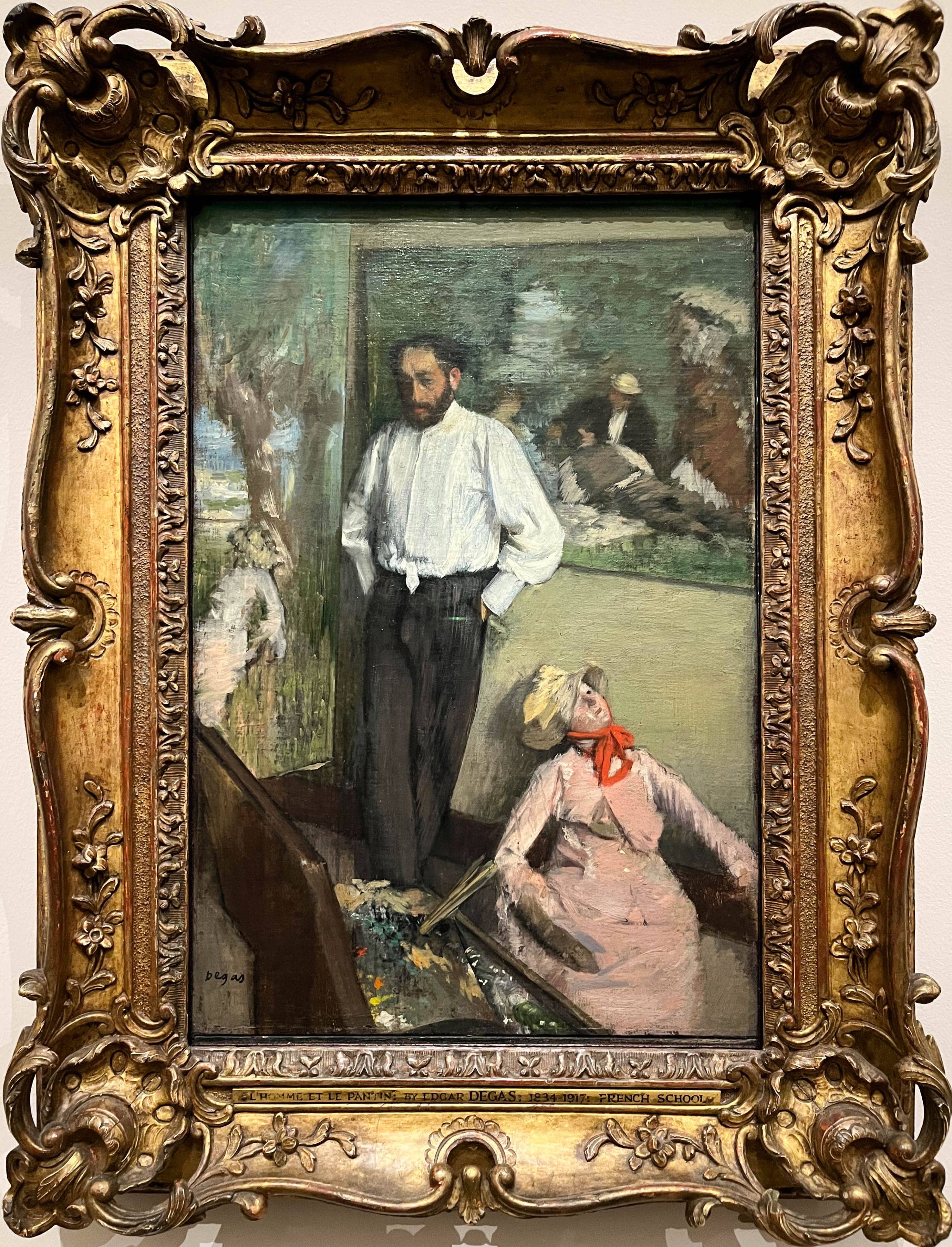 Artiste dans son atelier (1878), Edgar Degas