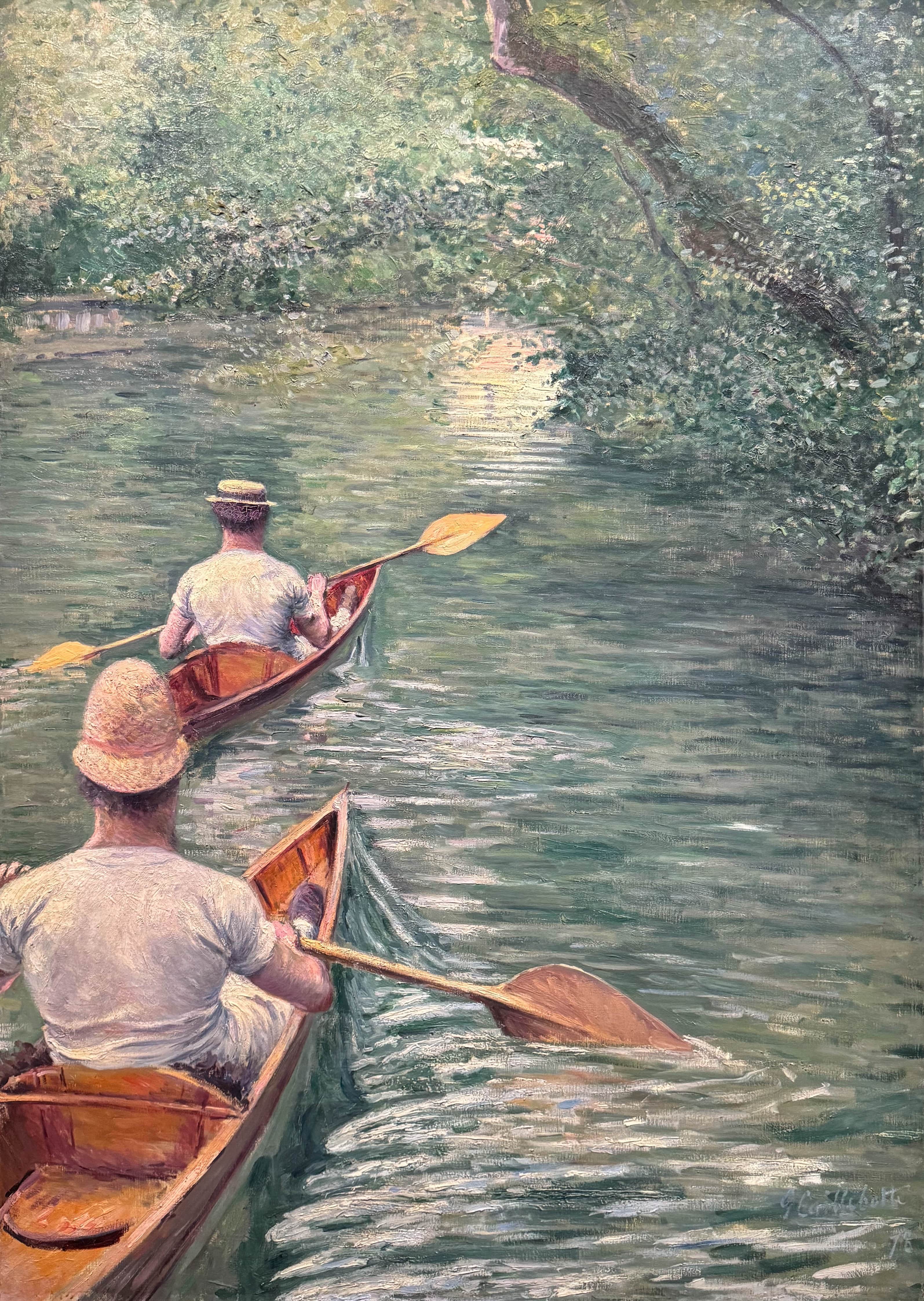 Périssoires (1878), Gustave Caillebotte