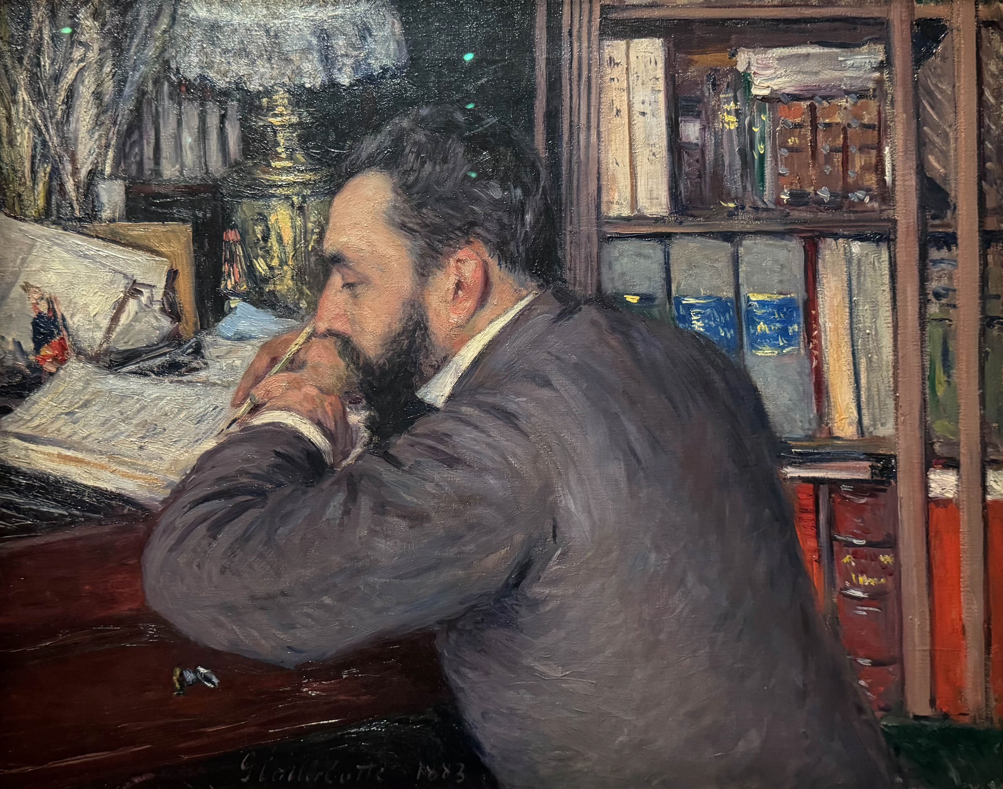 Portrait d’Henri Cordier (1883), Gustave Caillebotte, Musée d’Orsay