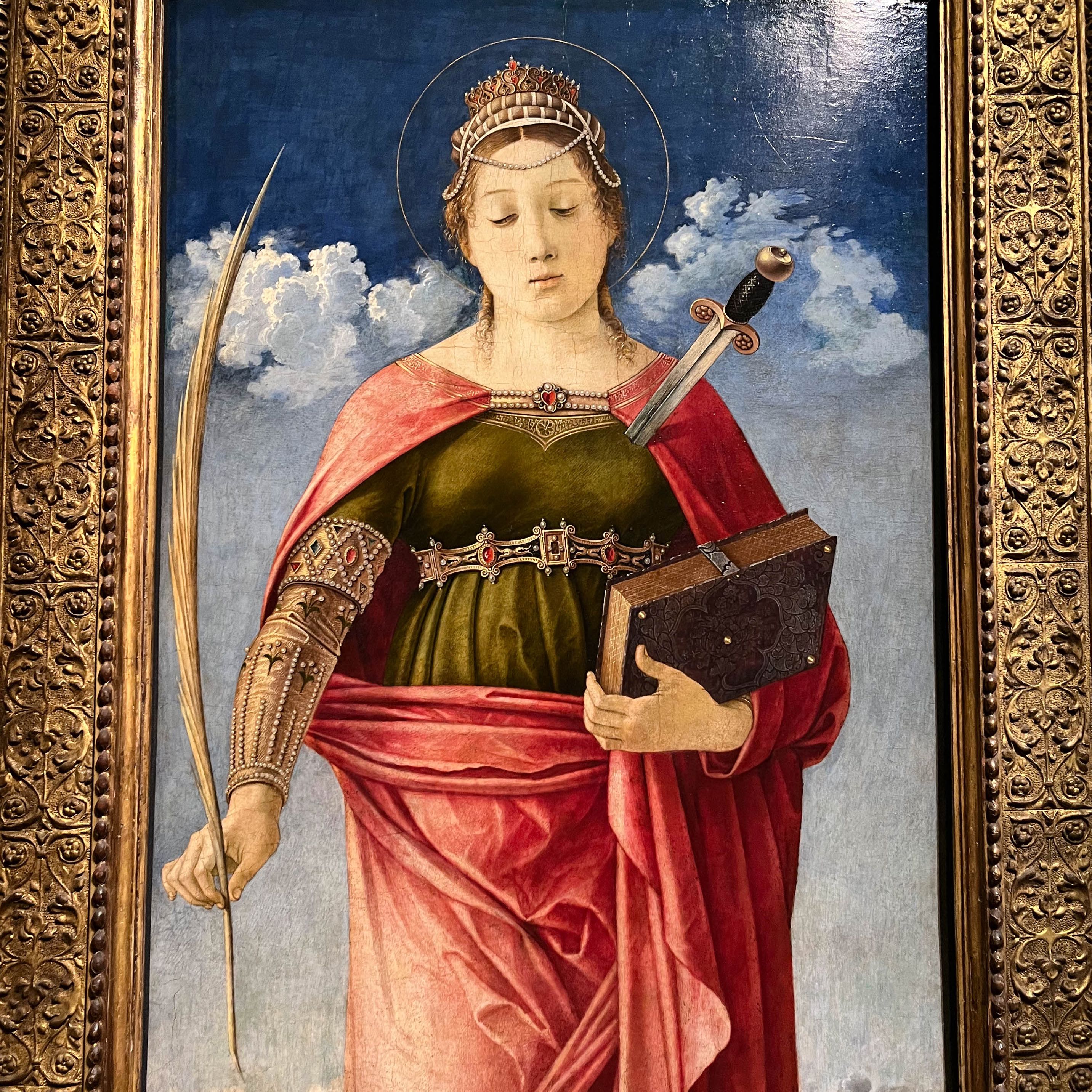 Sainte Justine Borromée, Giovanni Bellini, vers 1475