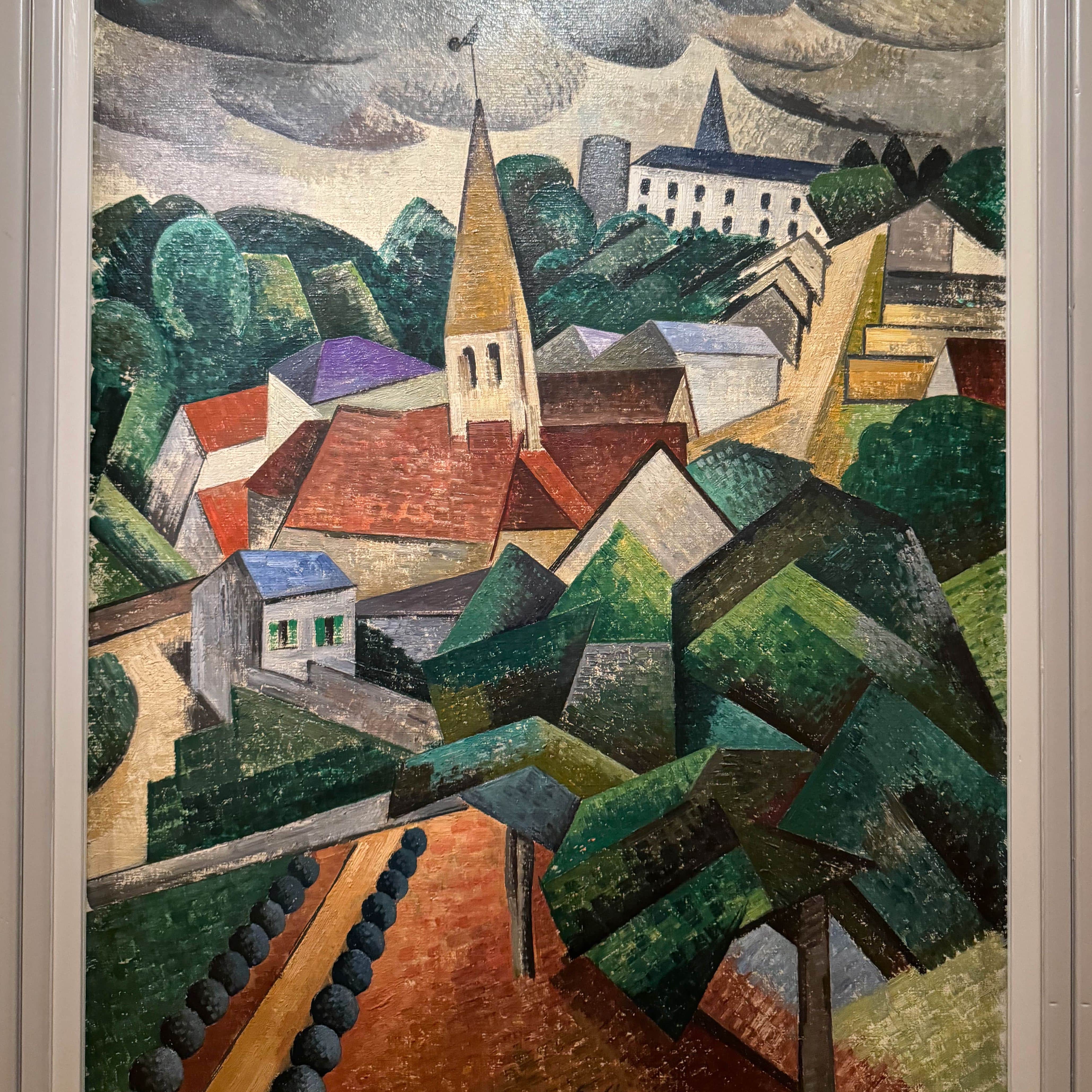 Paysage à Hadricourt (1911), Auguste Herbin