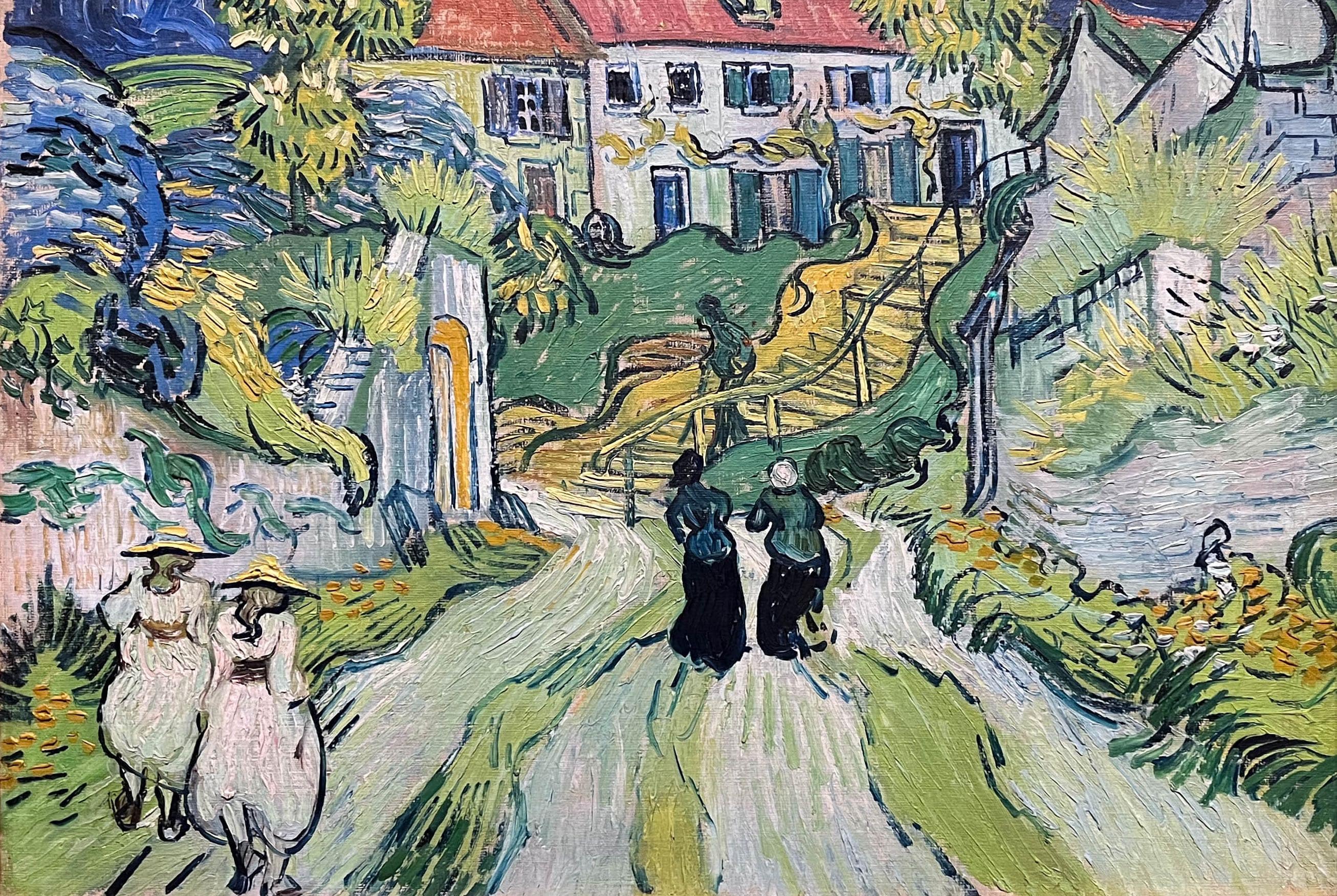 Un escalier à Auvers-sur-Oise (mi-juin 1890), Vincent Van Gogh