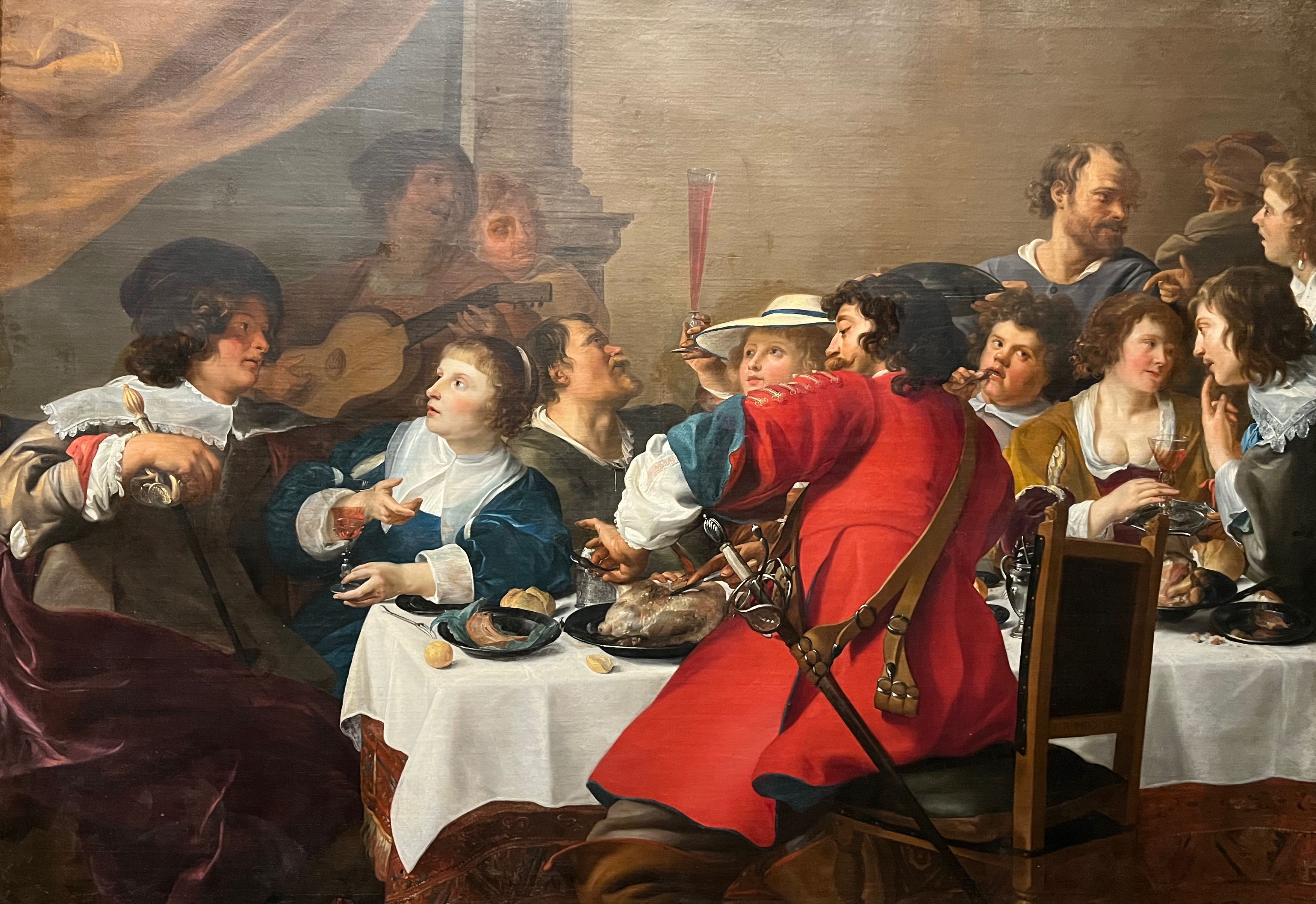 Joyeuse compagnie, Theodoor, Rombouts, 1636