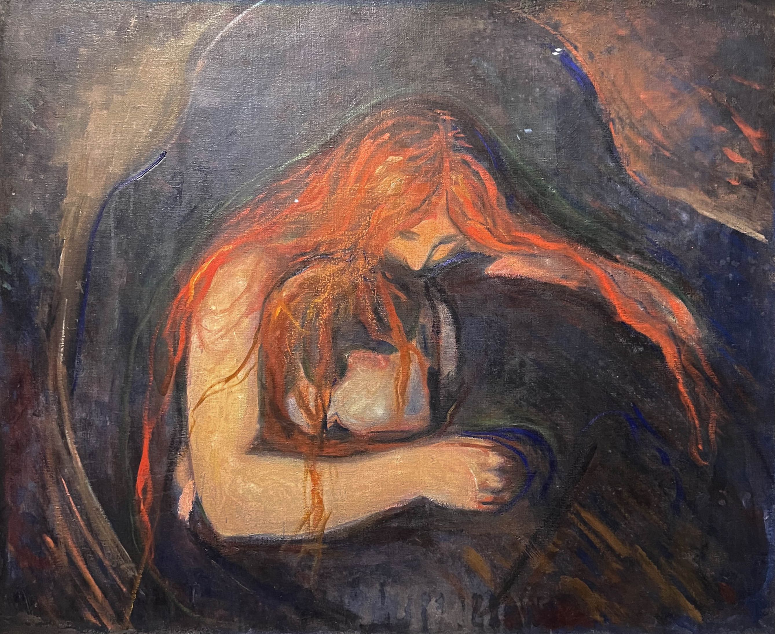 Vampires, Edvard Munch, 1895