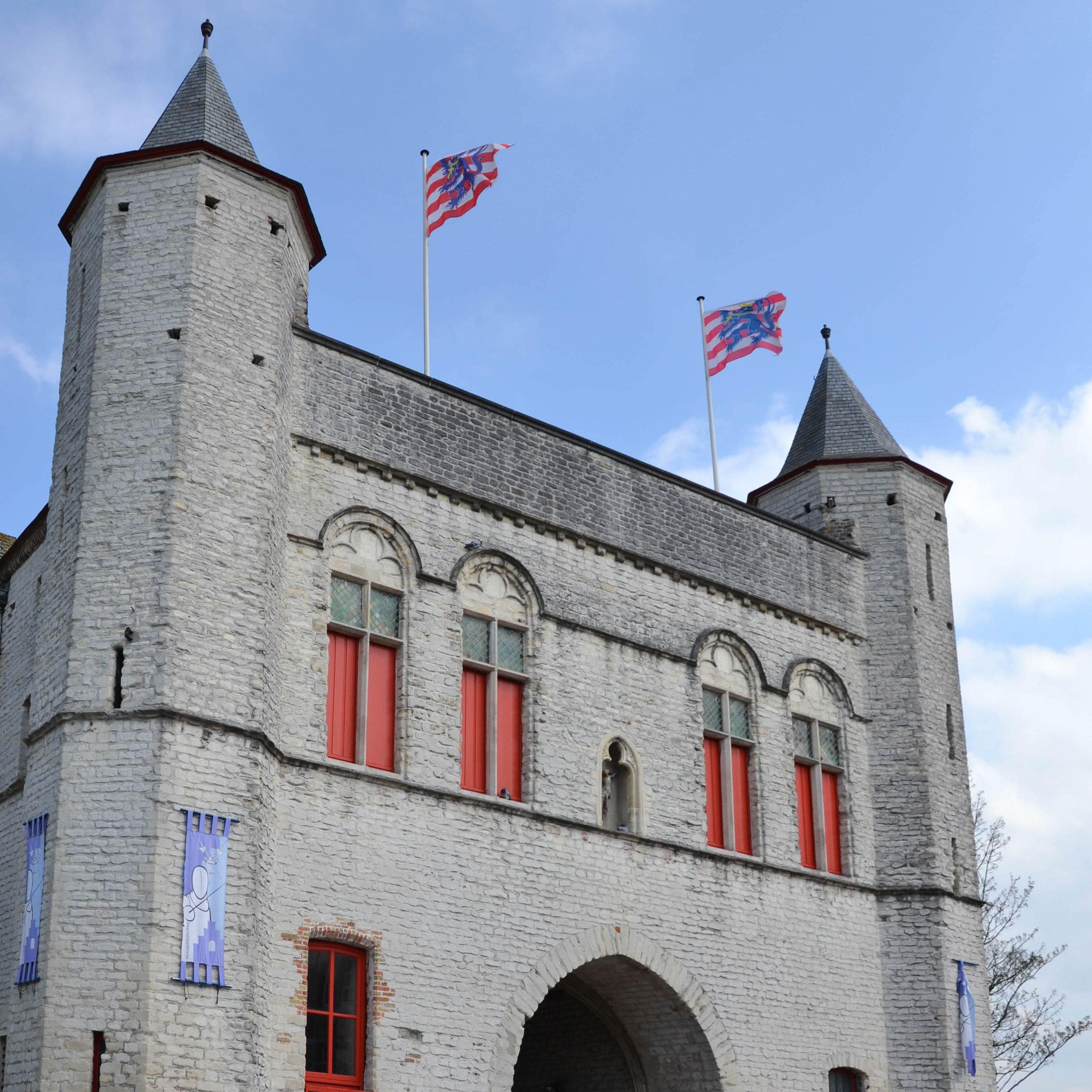 Kruispoort (façade de 1366), Bruges