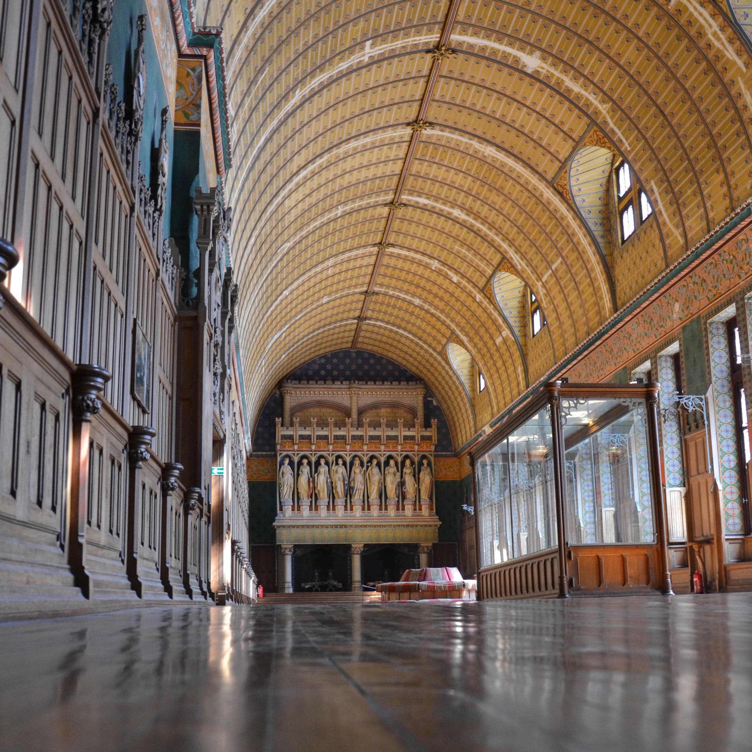 Salle des Preuses, château de Pierrefonds