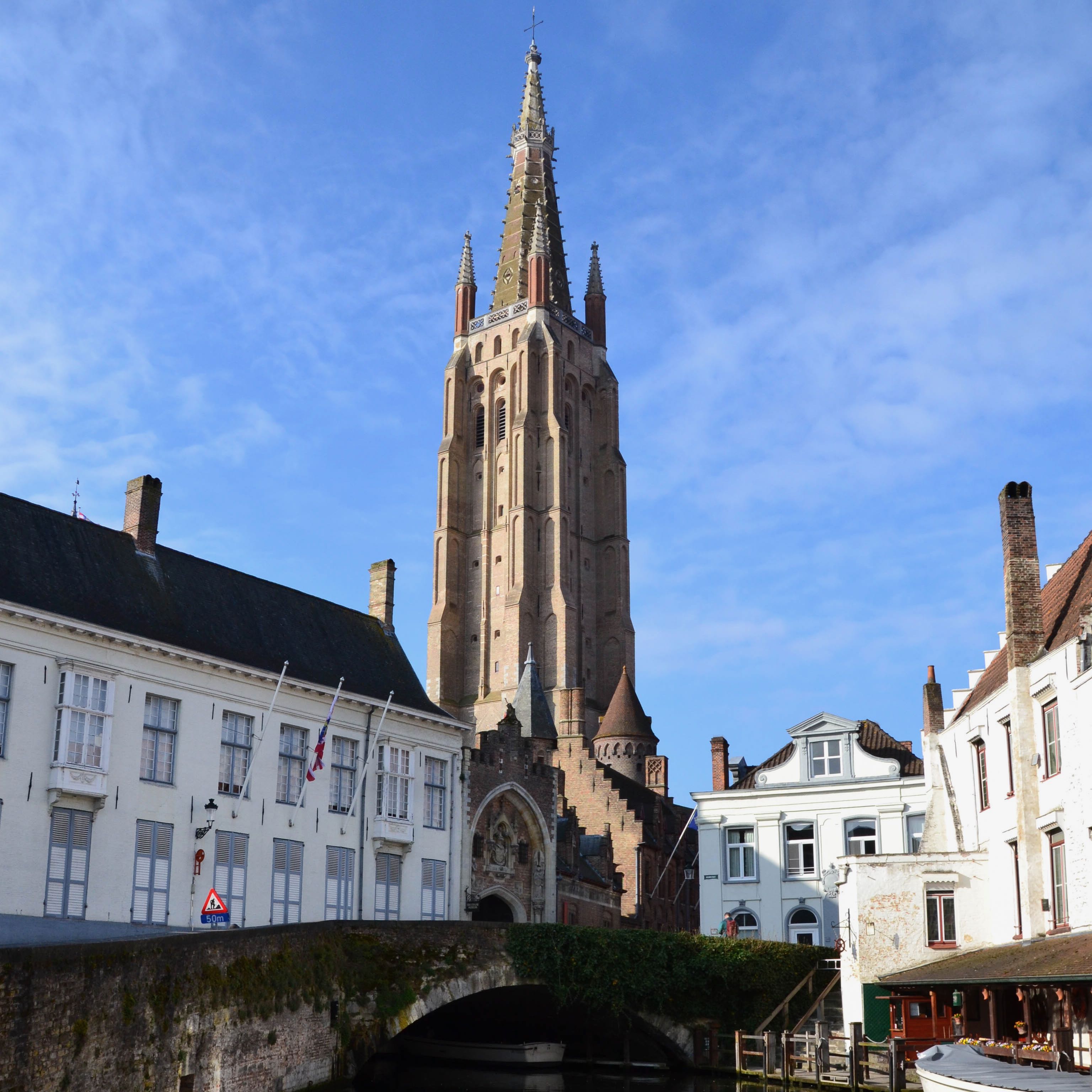 Tour en brique, Église Notre-Dame, Bruges