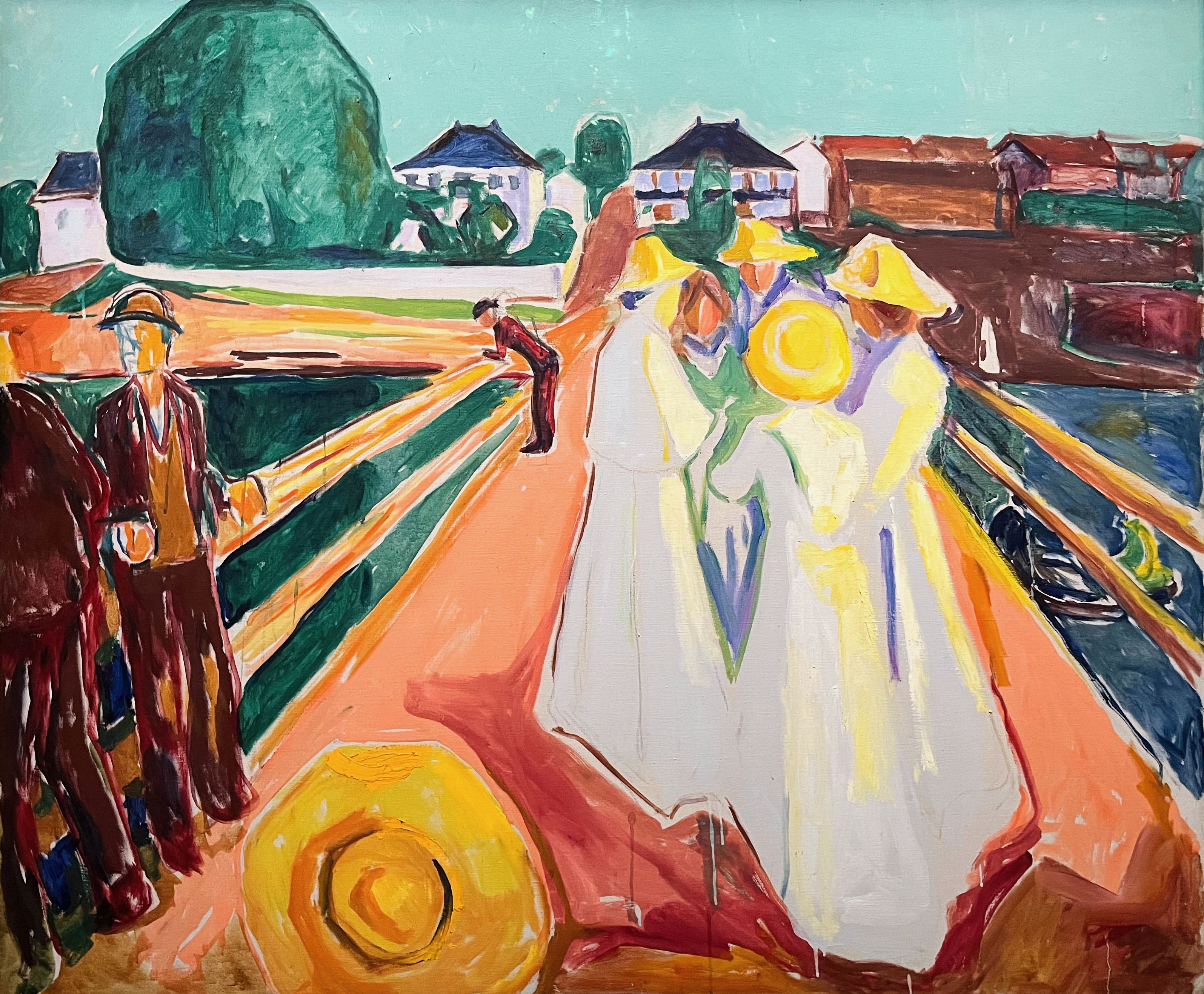 Les Dames sur le pont, Edvard Munch, 1934-1940