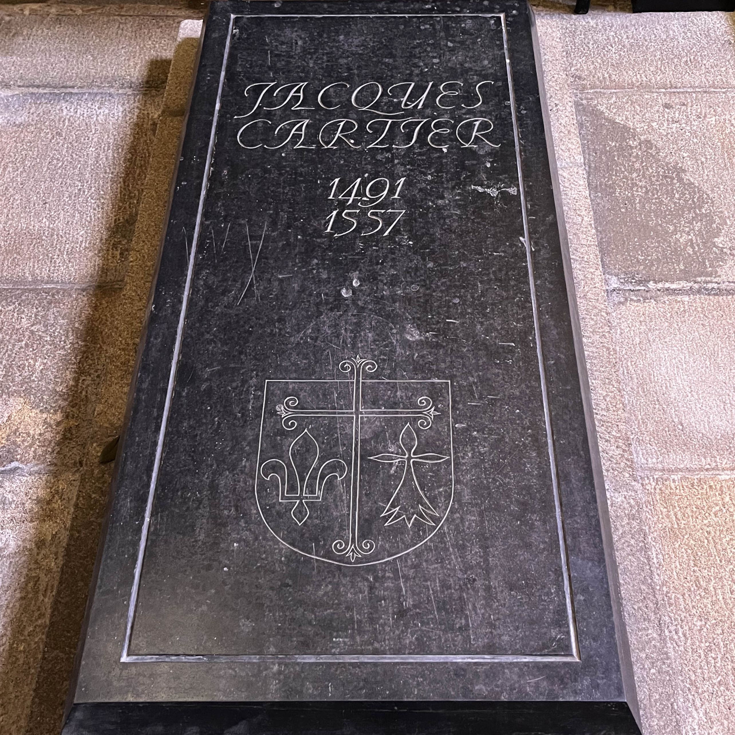 Tombe de Jacques Cartier, Saint-Malo