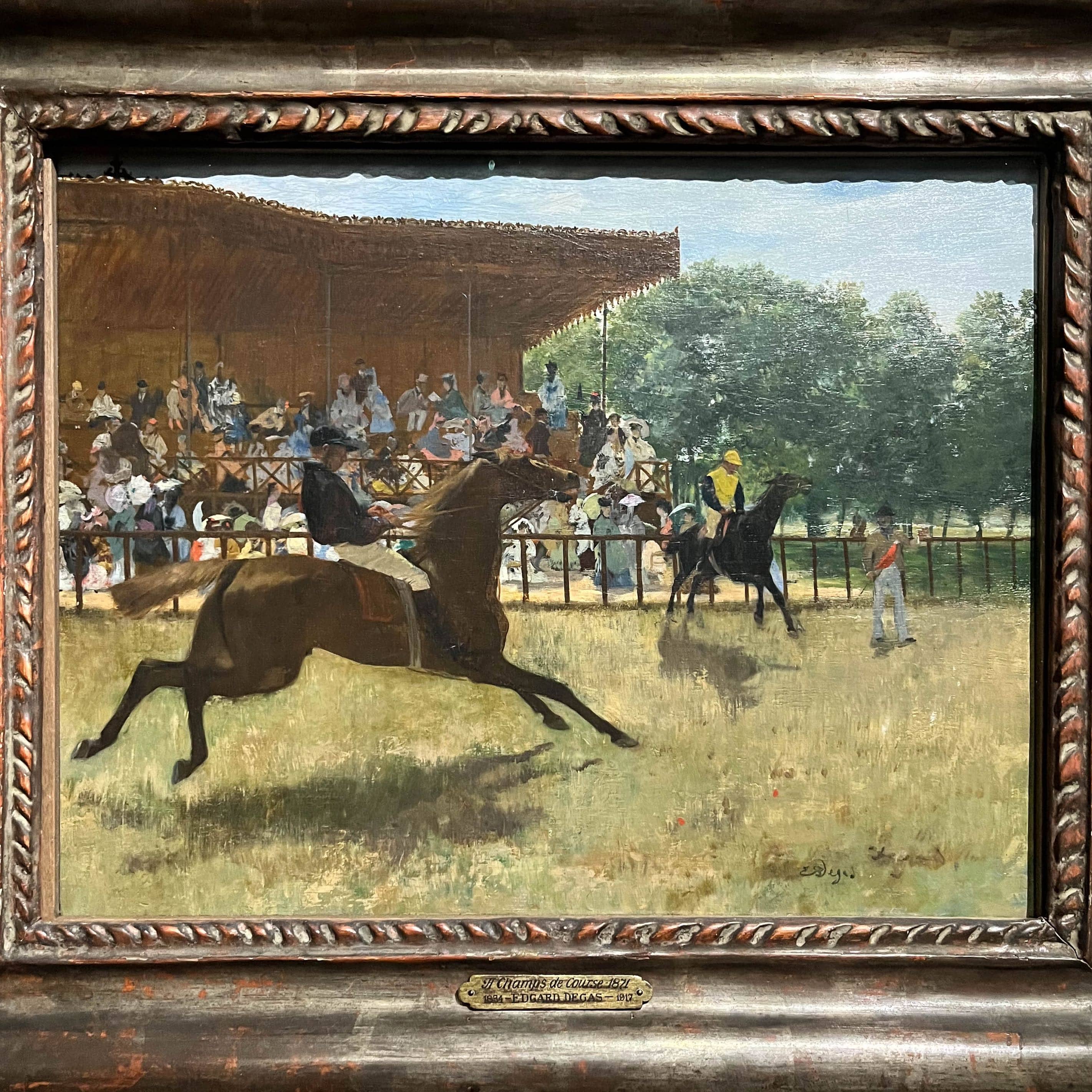 Champ de course (1871), Edgar Degas