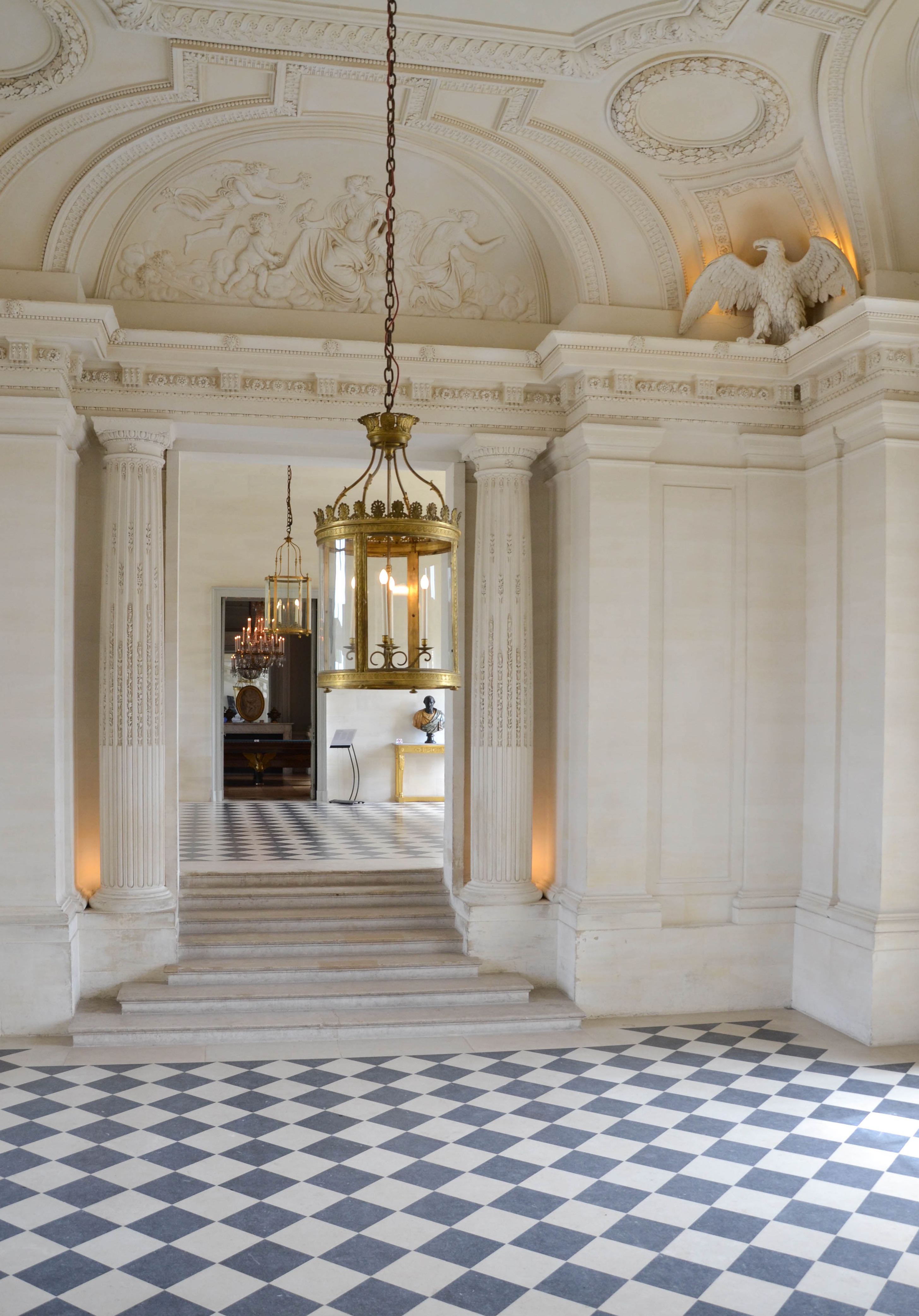 Vestibule, château de Maisons