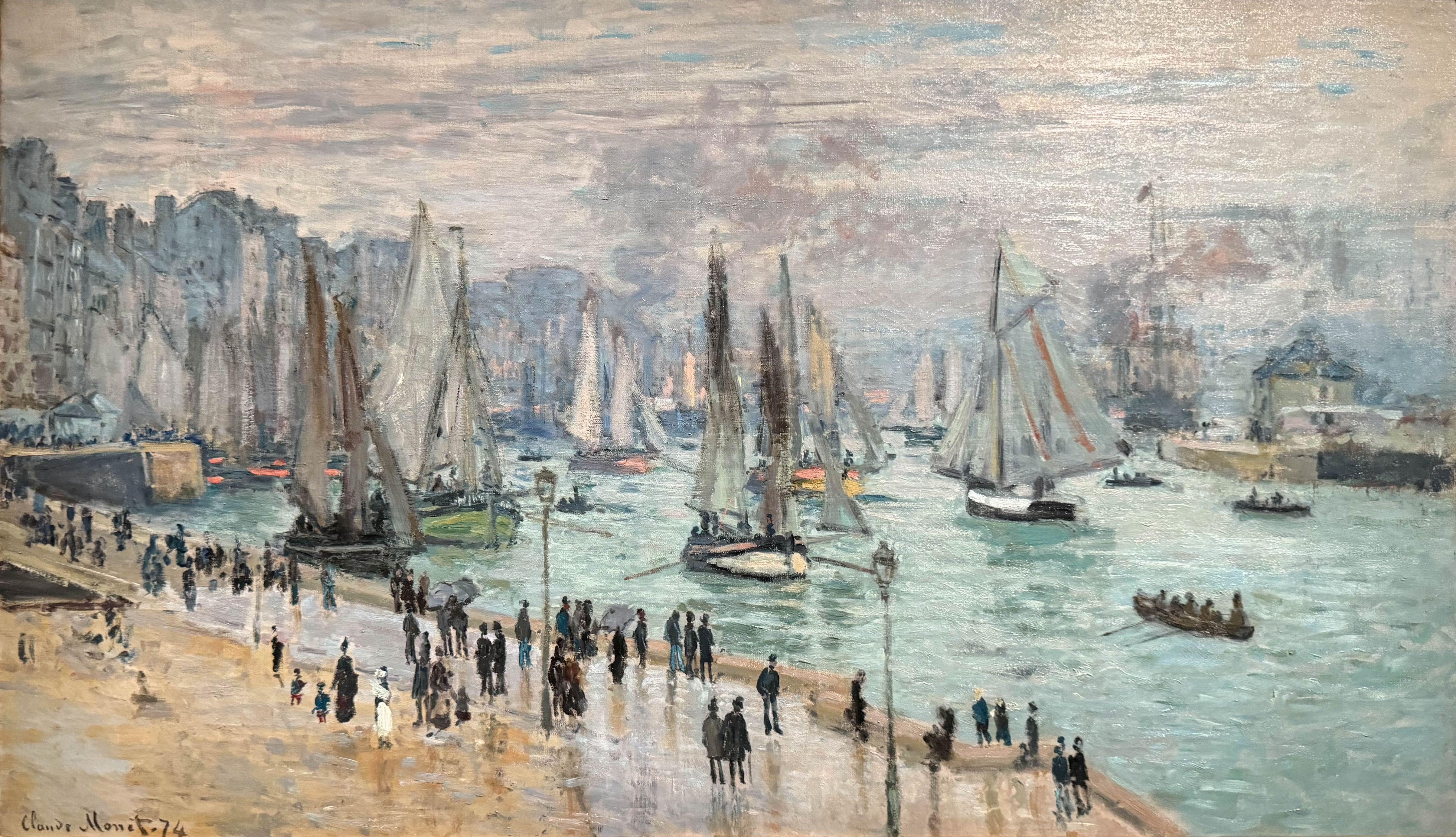 Le Havre, bateaux de pêche sortant du port (1874), Claude Monet, Première exposition impressionniste, n° 96
