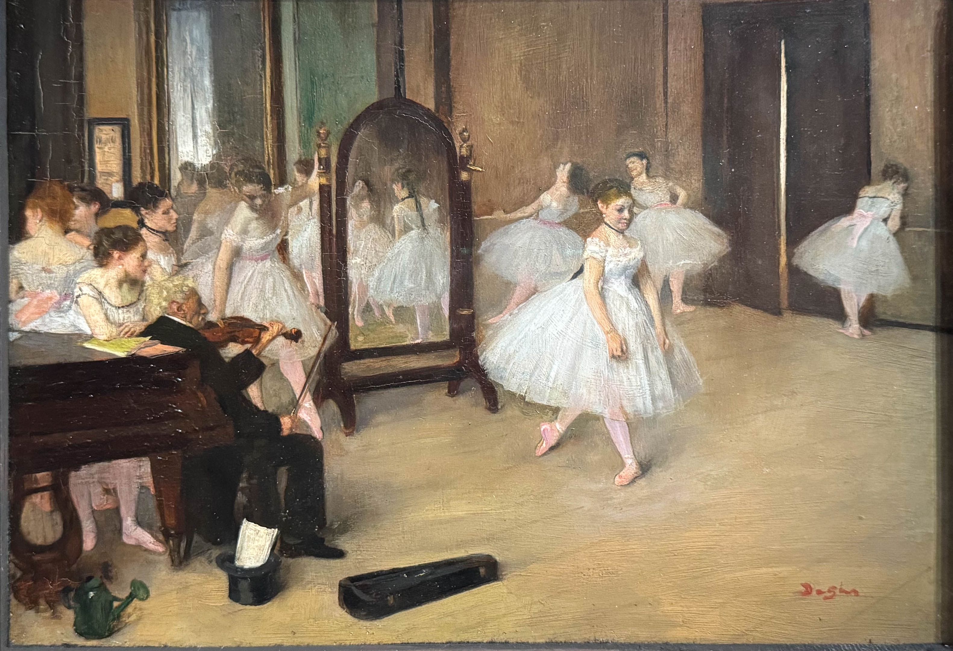 Classe de danse (1870), Edgar Degas, Première exposition impressionniste, n° 55