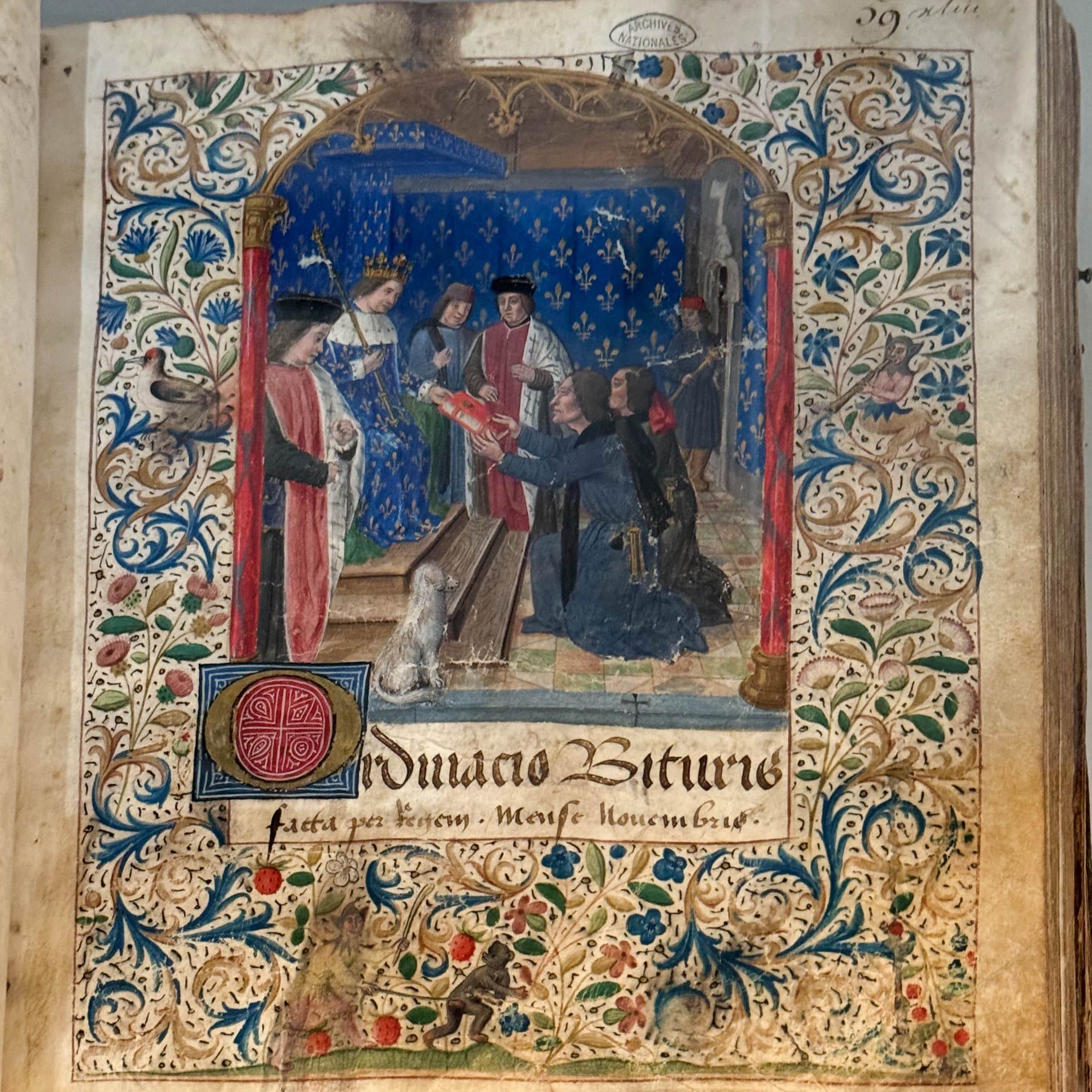 Livre des ordonnances de la chambre des Comptes de Paris (1490), ANF, Paris