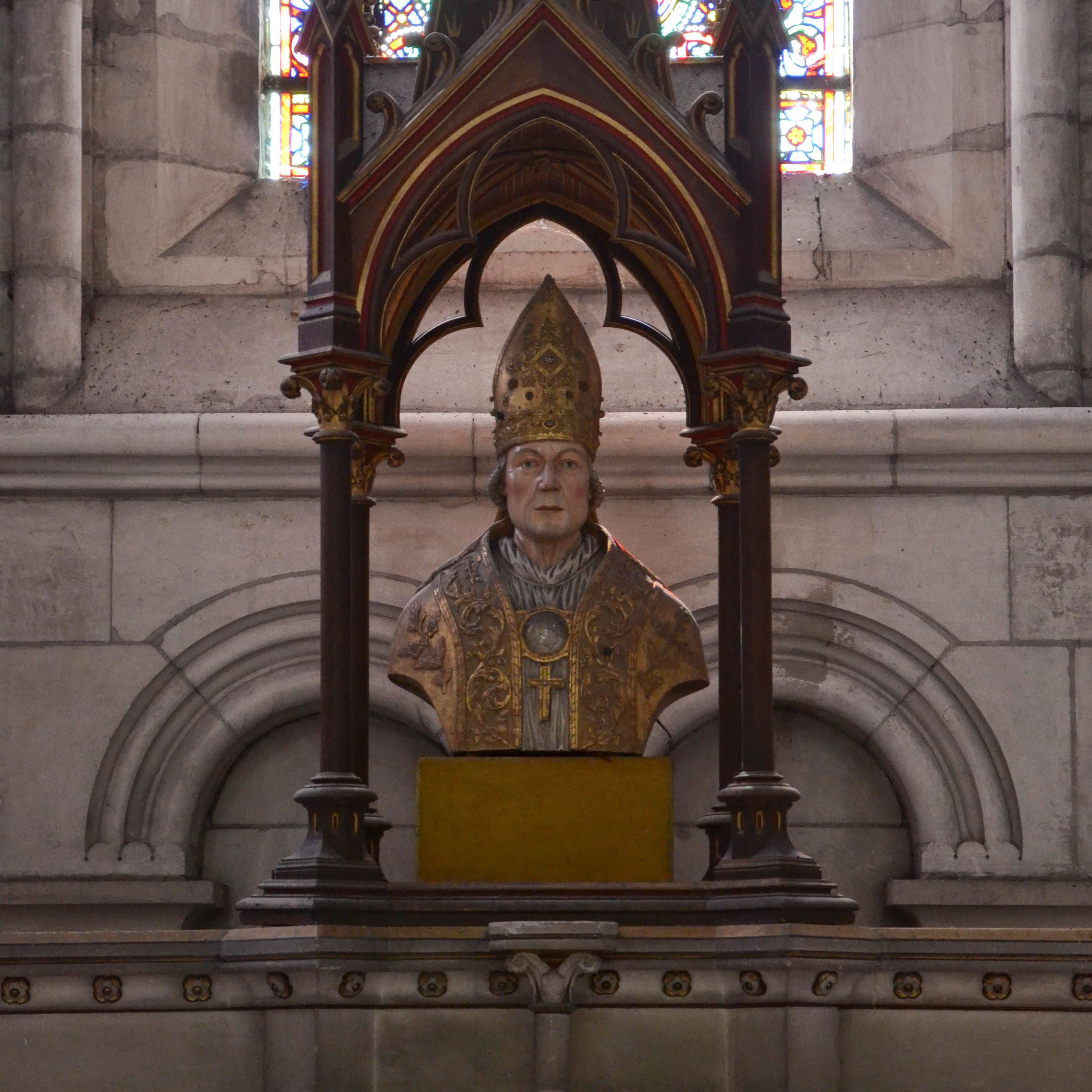 Buste-reliquaire de Saint-Omer (1803), Cathédrale de Saint-Omer