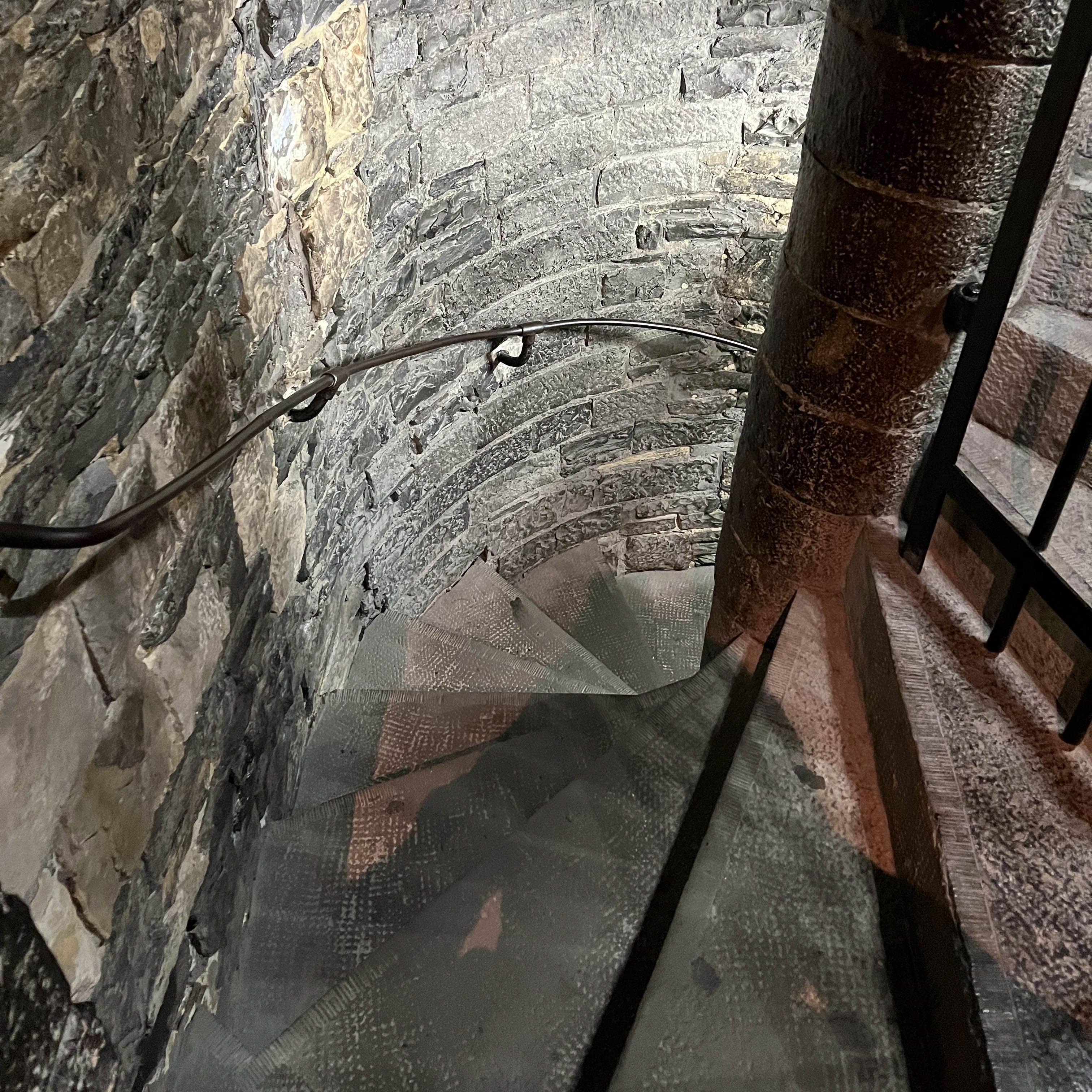 Escalier, Château des Comtes de Flandres, Gand