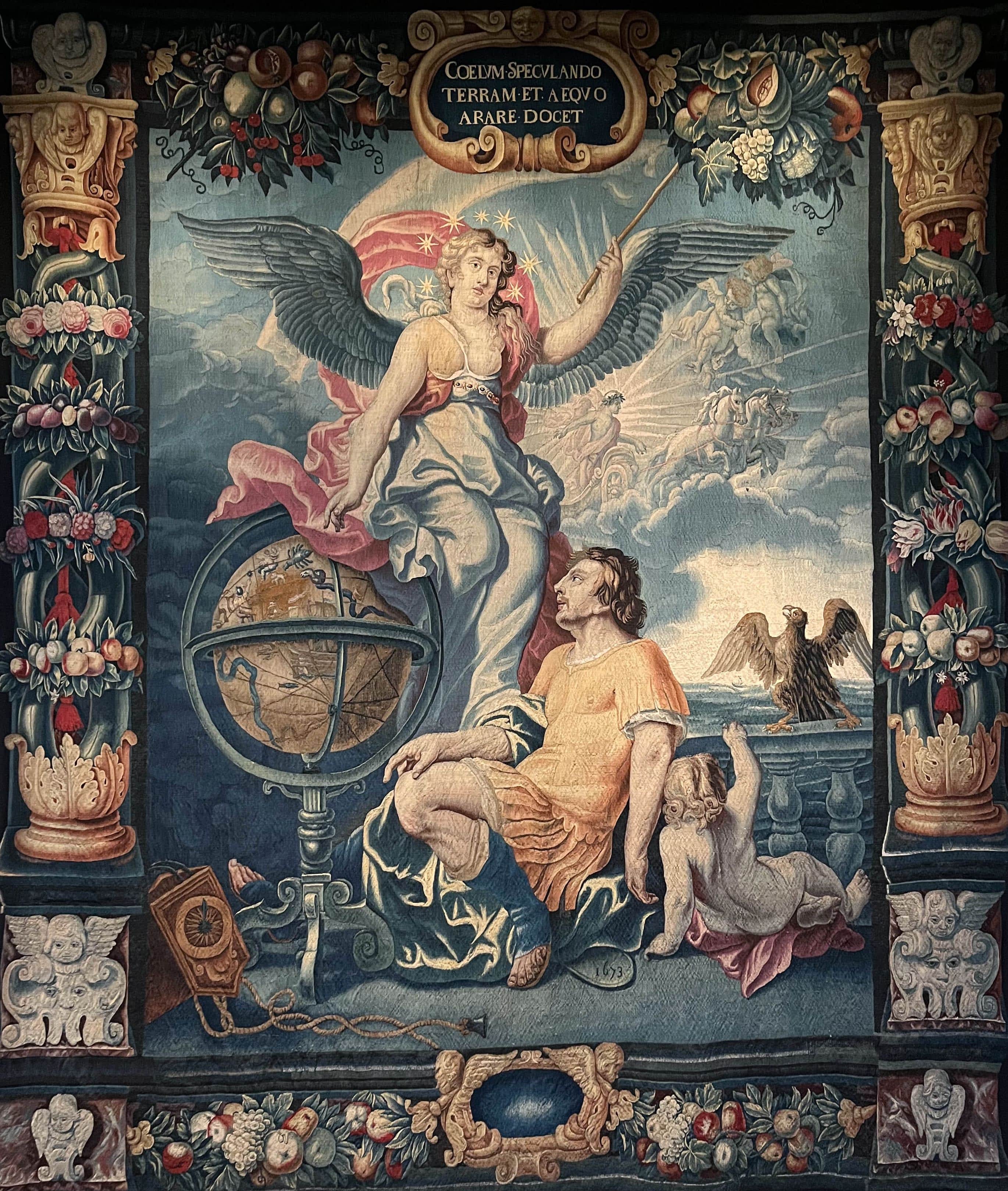 Tapisserie évoquant les sciences (1673), Musée Gruuthuse, Bruges