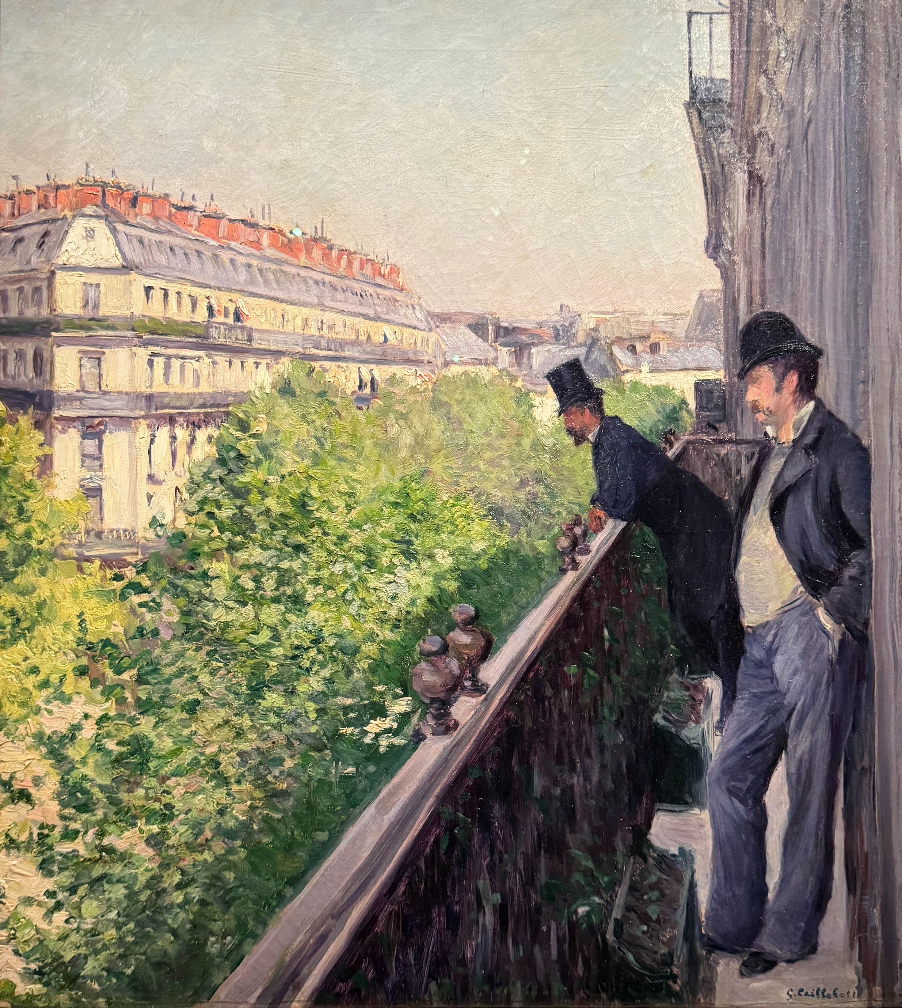 Balcon (1880), Gustave Caillebotte