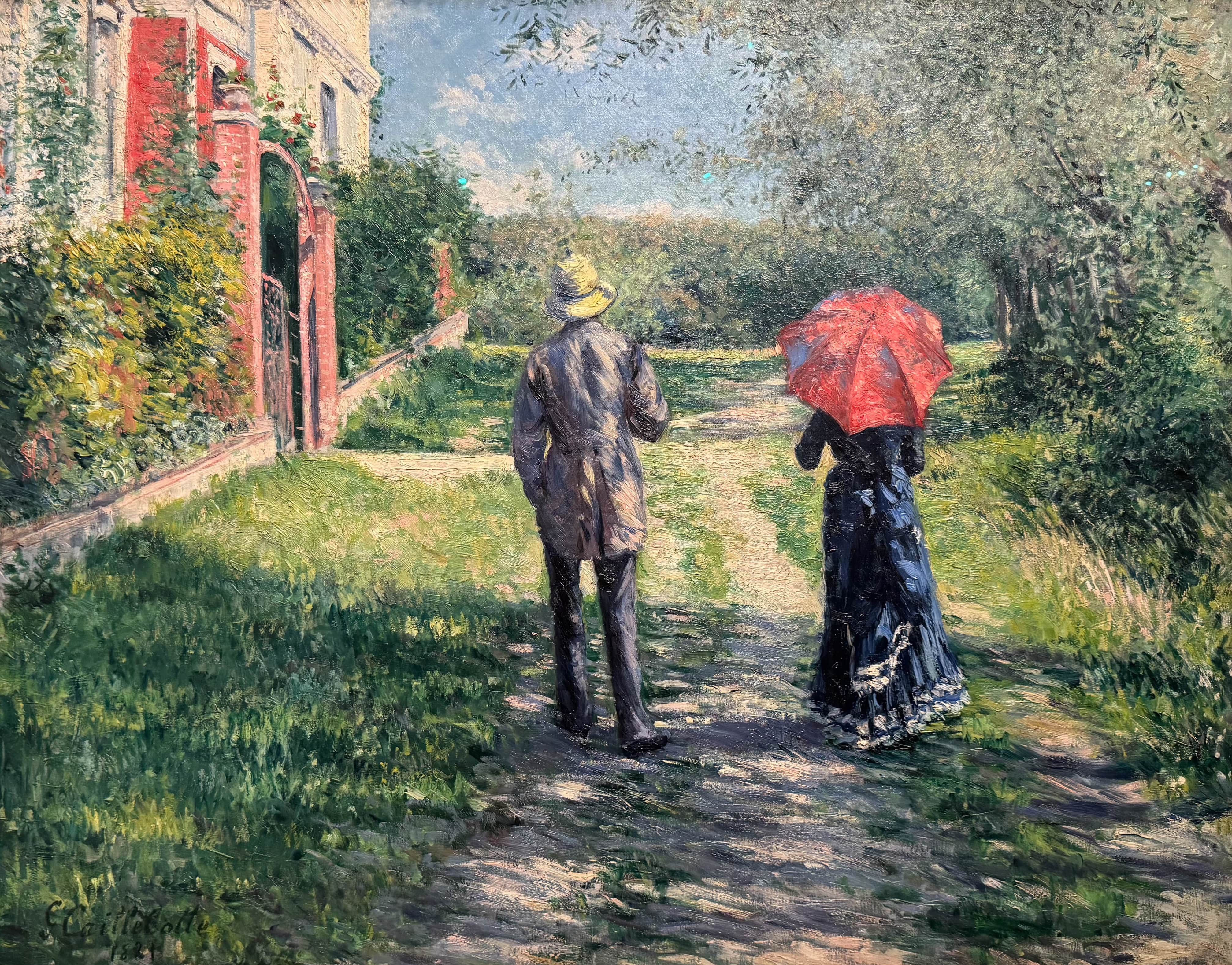 Chemin montant (1881), Gustave Caillebotte