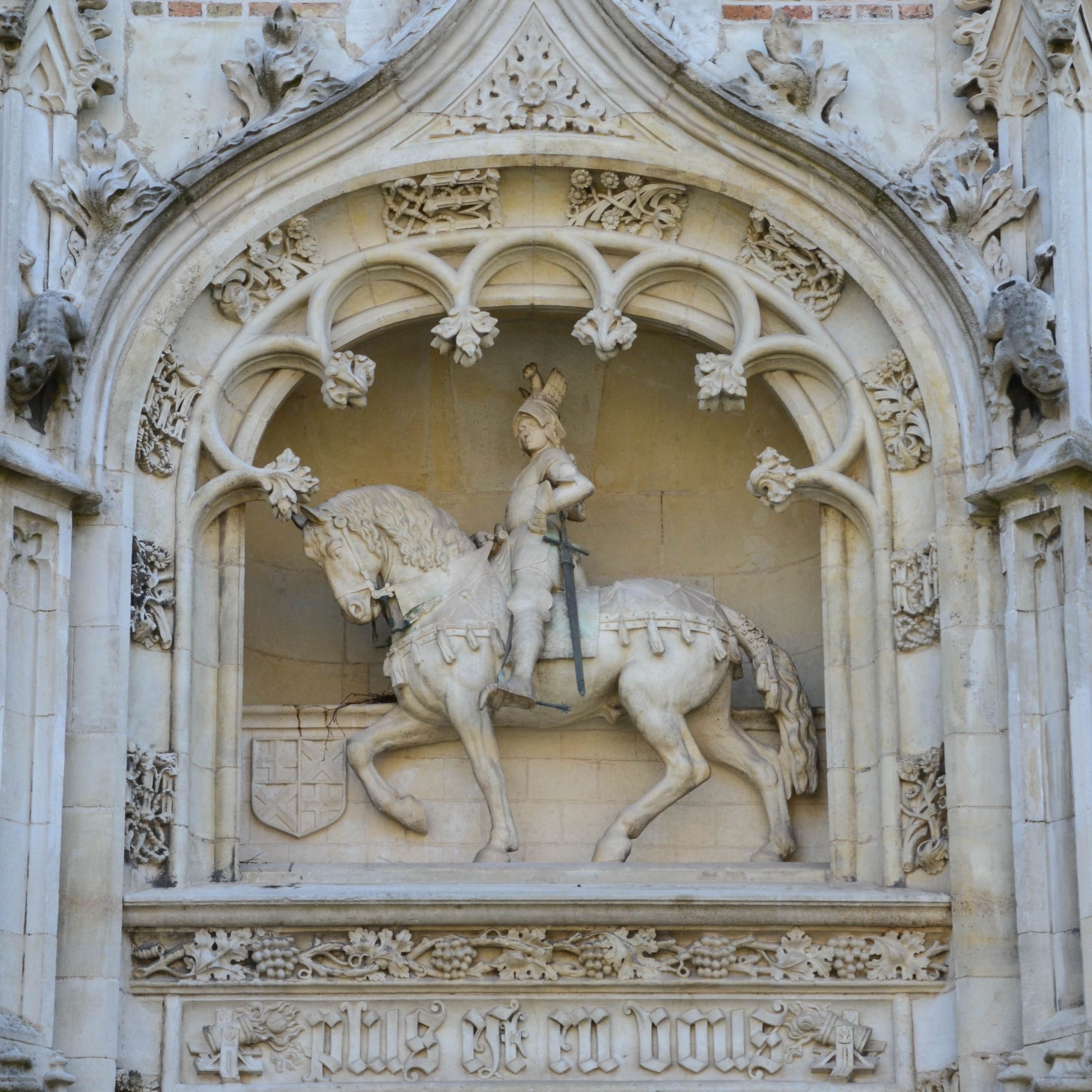 Statue équestre de Louis de Gruuthuse (1465), Musée Gruuthuse, Bruges