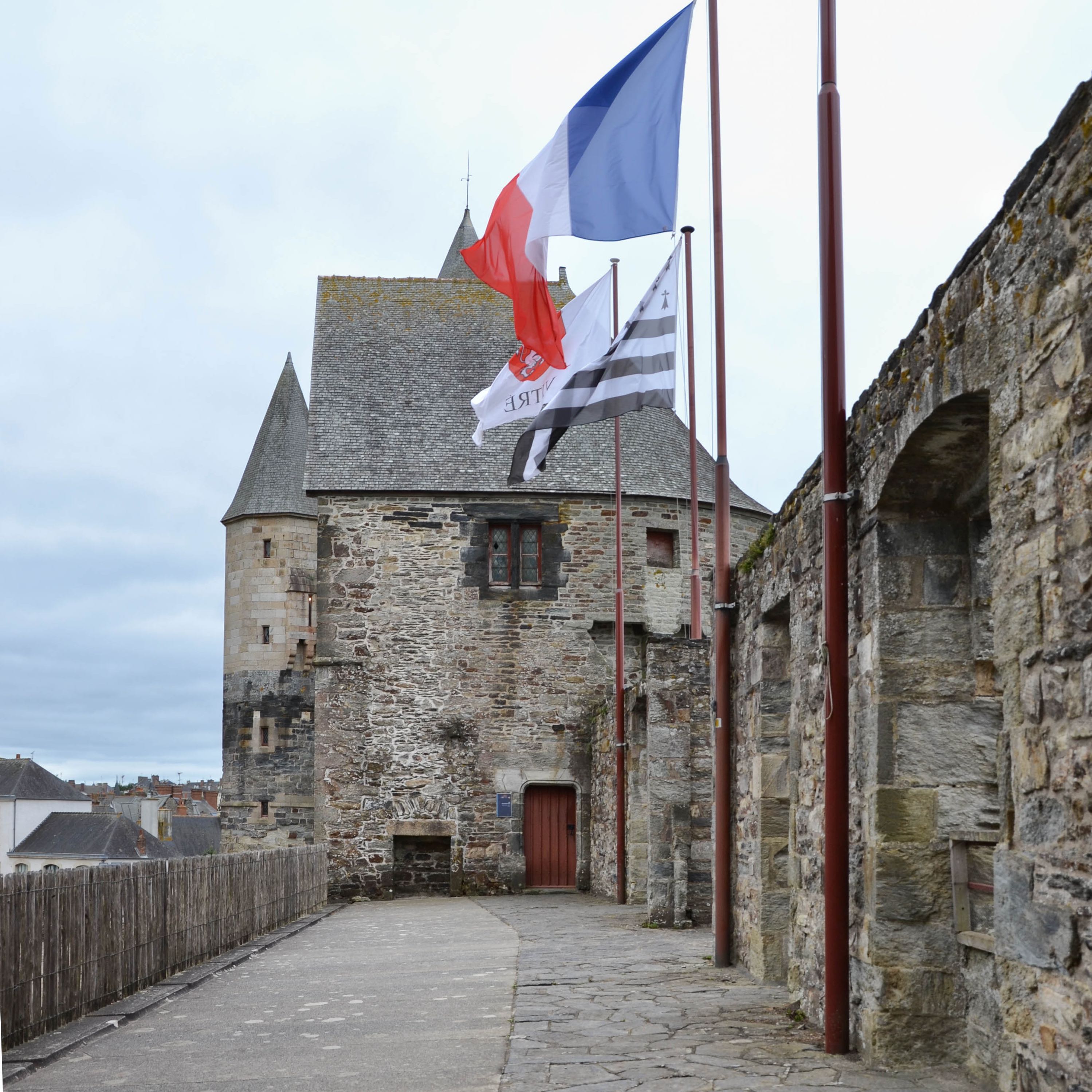 Chemin de ronde, Château de Vitré