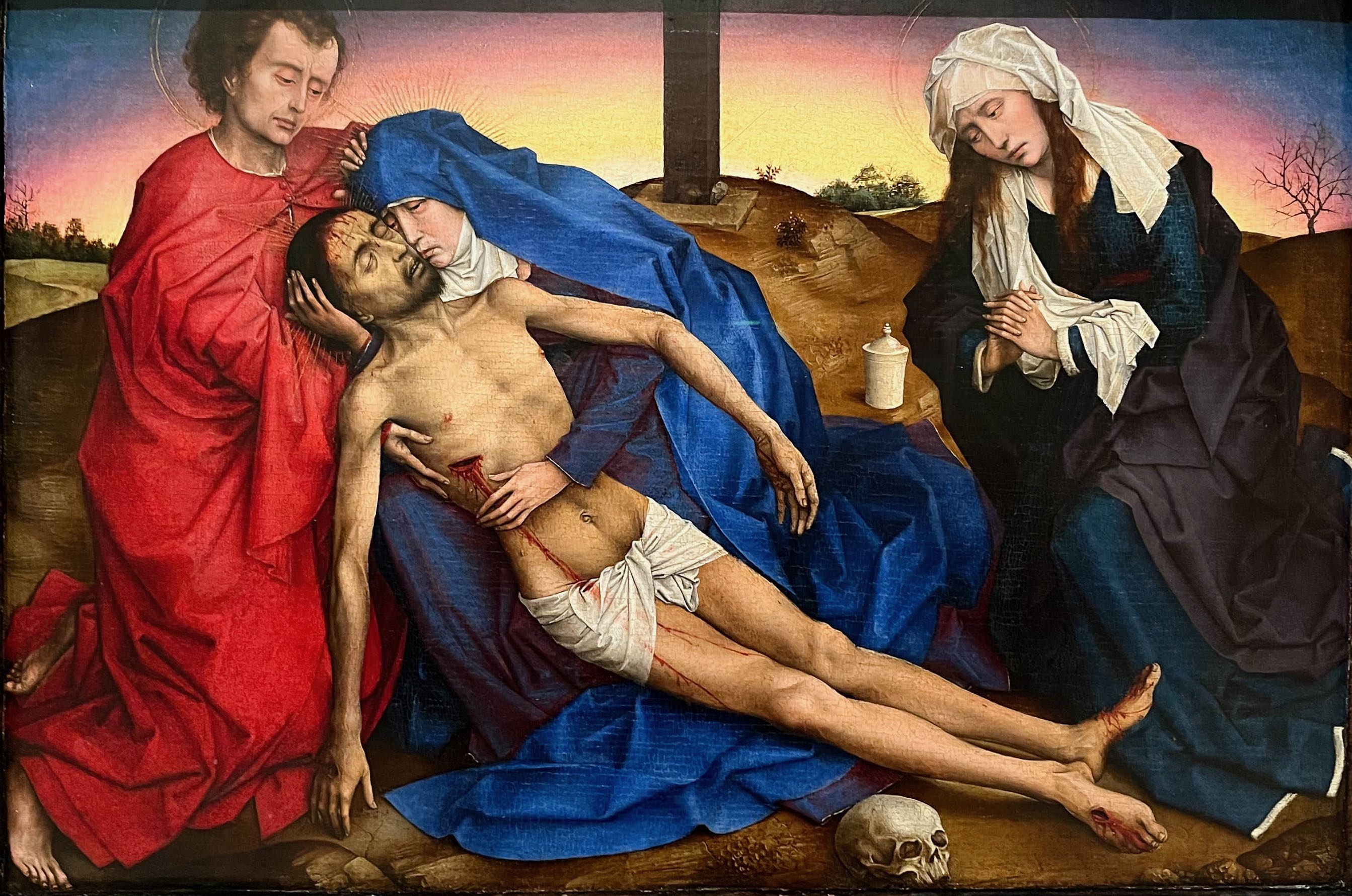 Pietà, Rogier van der Weyden, Musée Old Master, Bruxelles