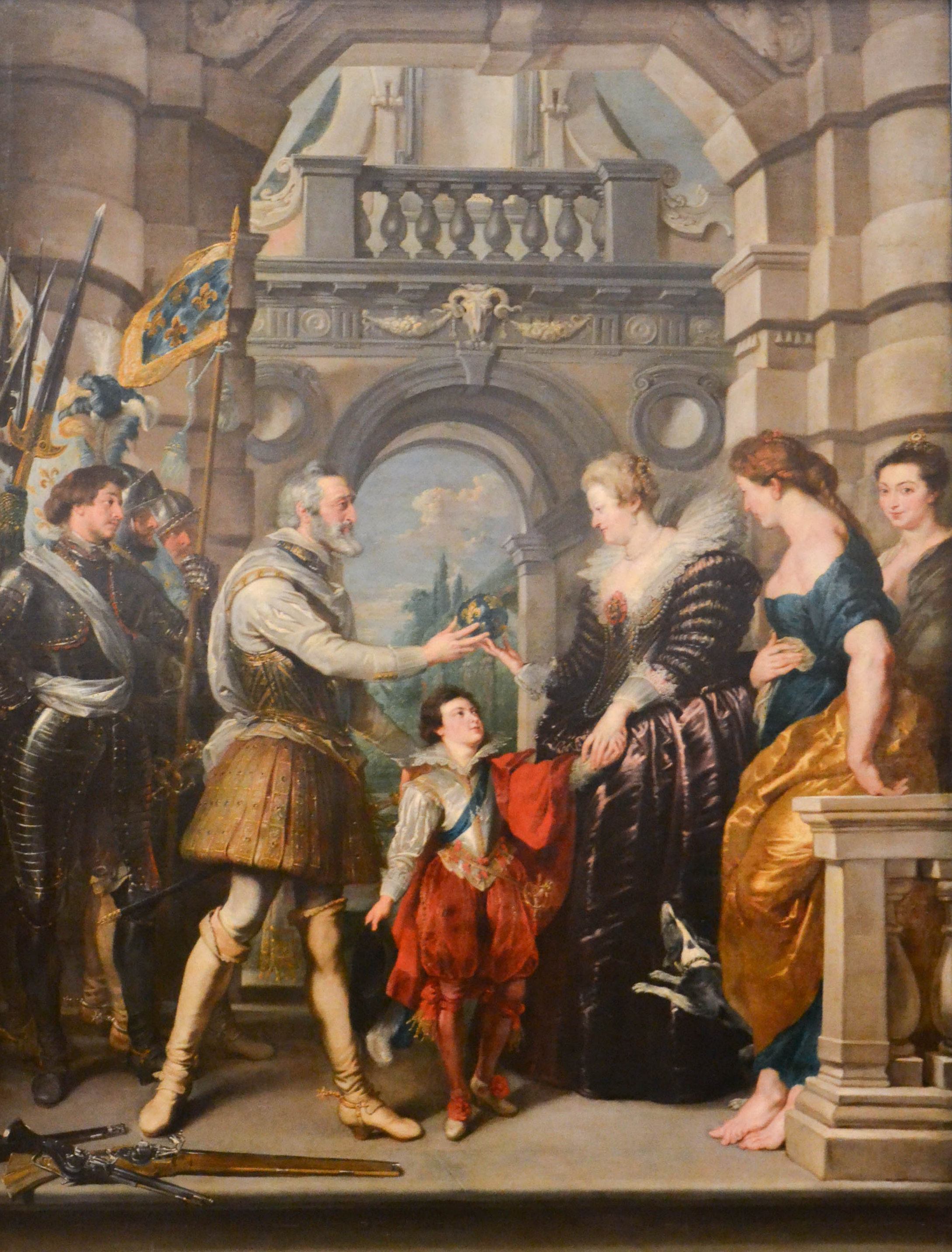 La remise de la Régence à la Reine, Rubens