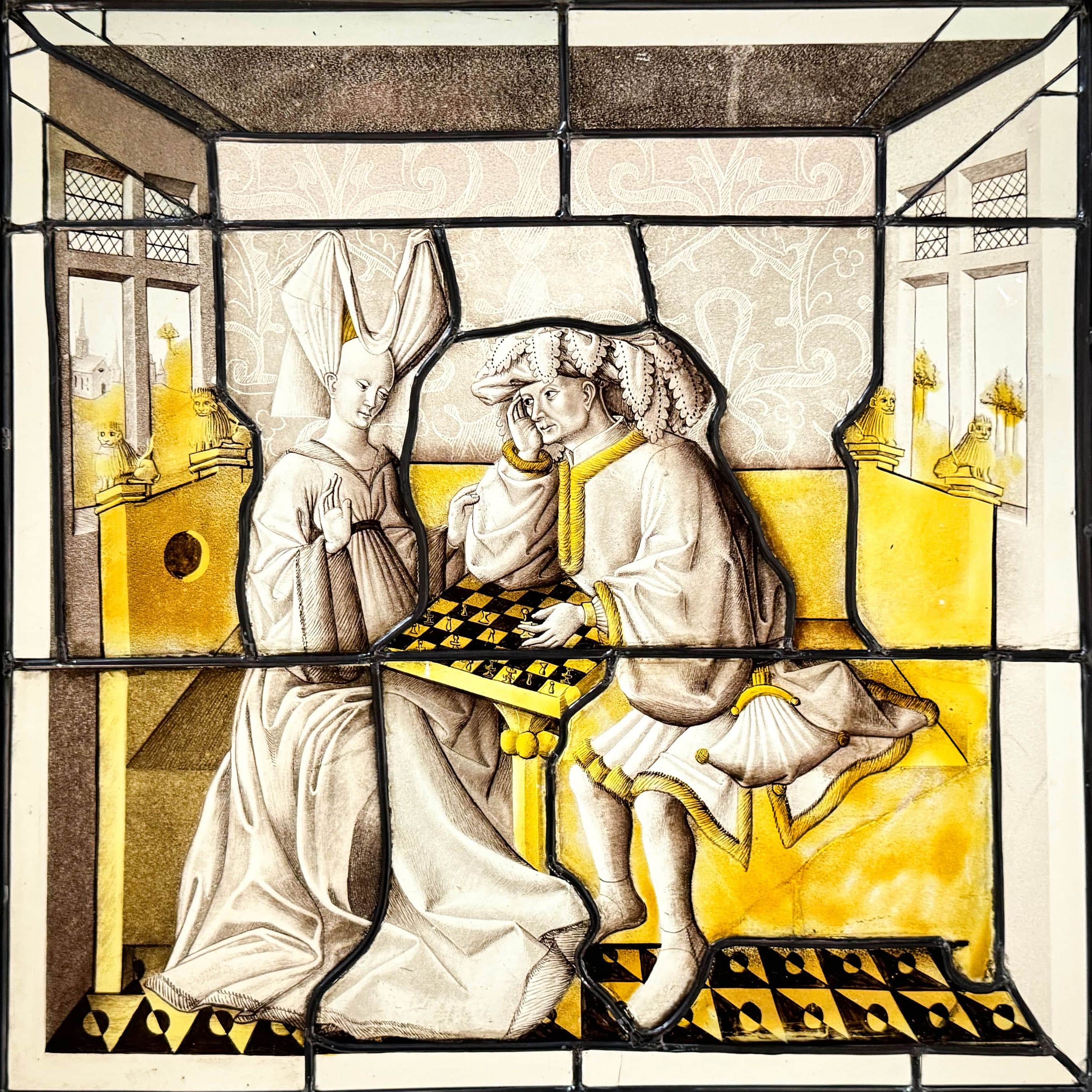 Les Joueurs d’échecs (vers 1450), Maître du Roman de la Rose de Vienne