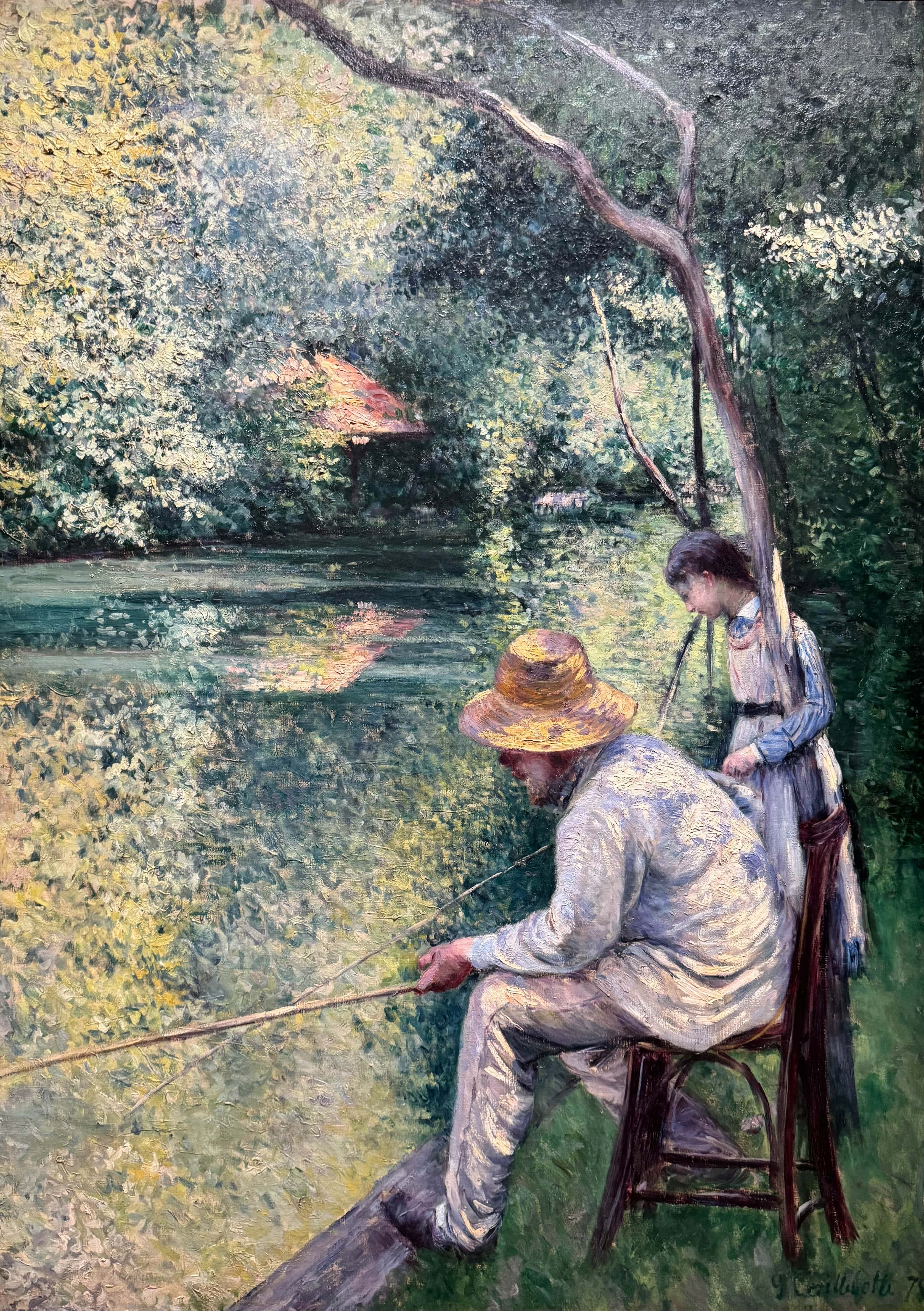 Pêche à la ligne (1878), Gustave Caillebotte