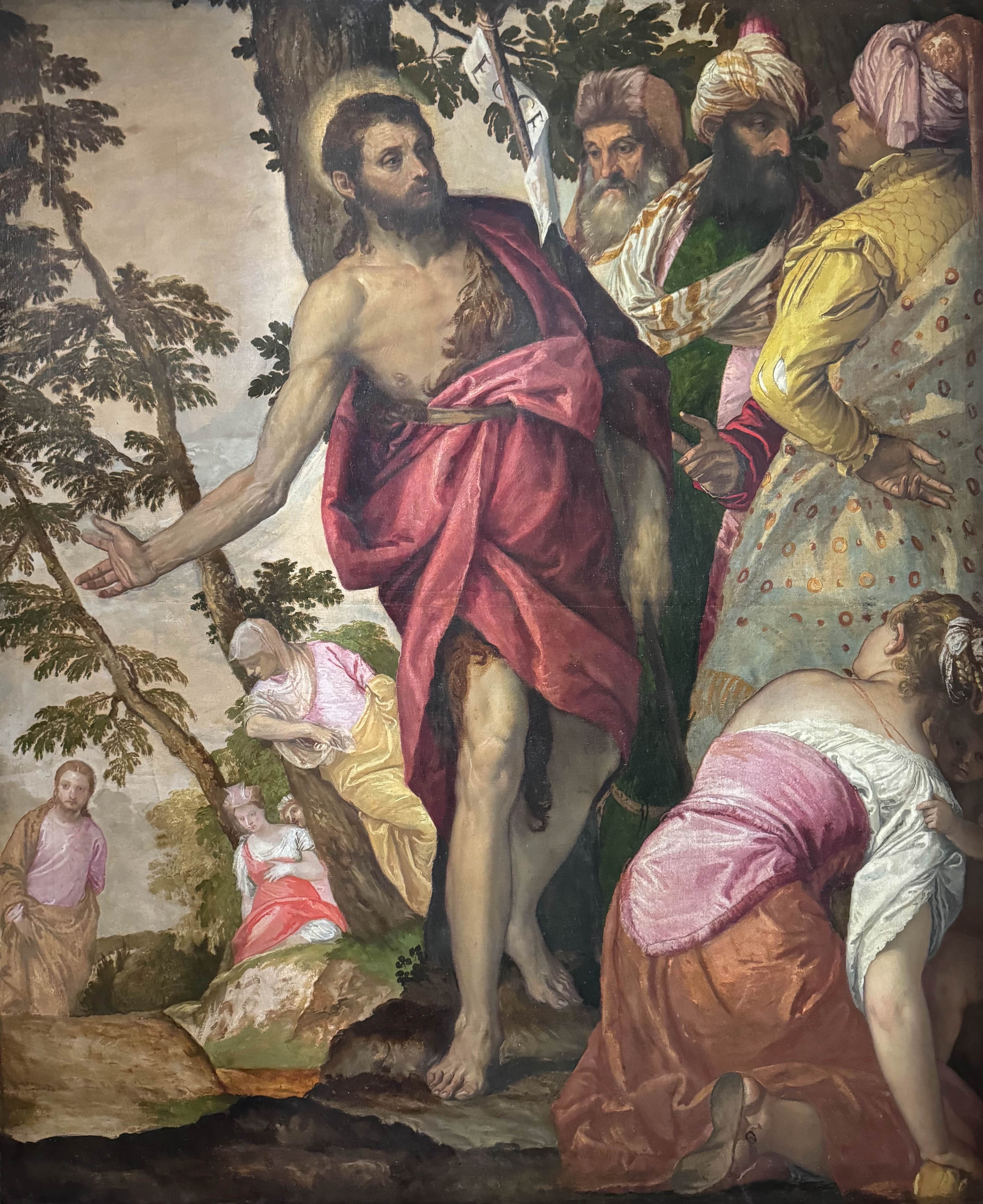 La Prédication de saint Jean Baptiste (1562), Véronèse, Galerie Borghèse, Rome