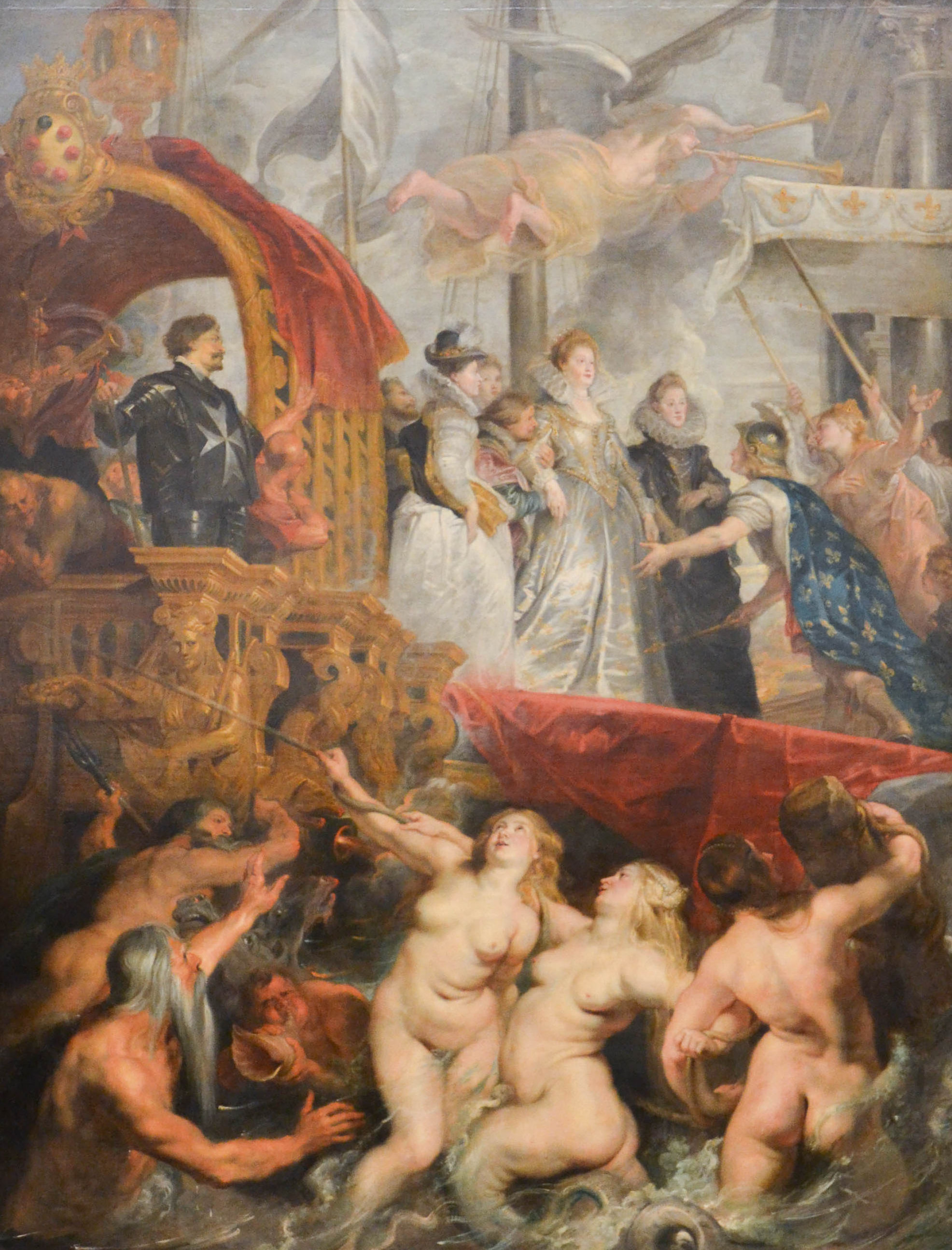 Le débarquement de la Reine à Marseille, Rubens