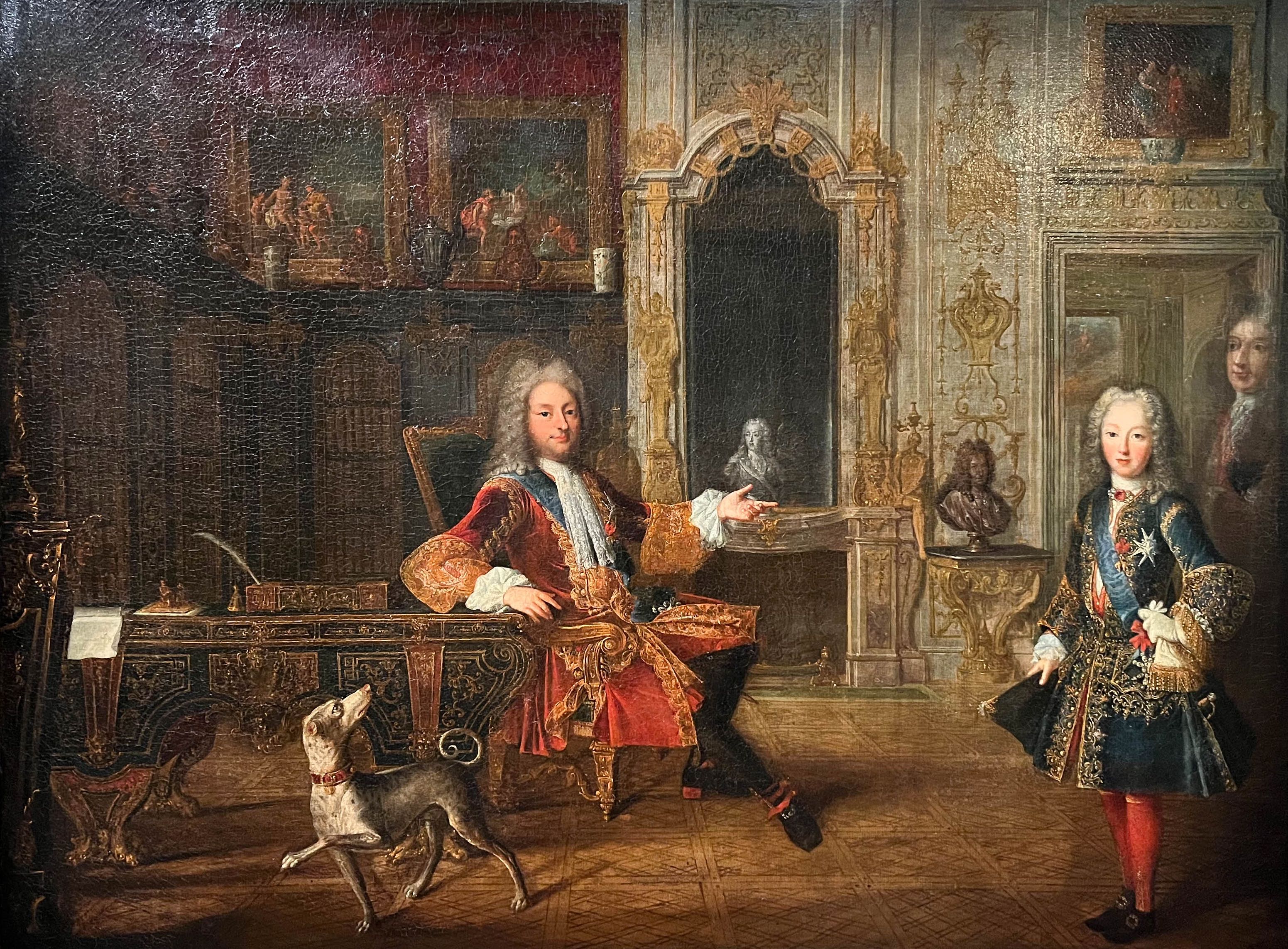 Philippe, Duc d’Orléans, Régent de France et son fils (1715)