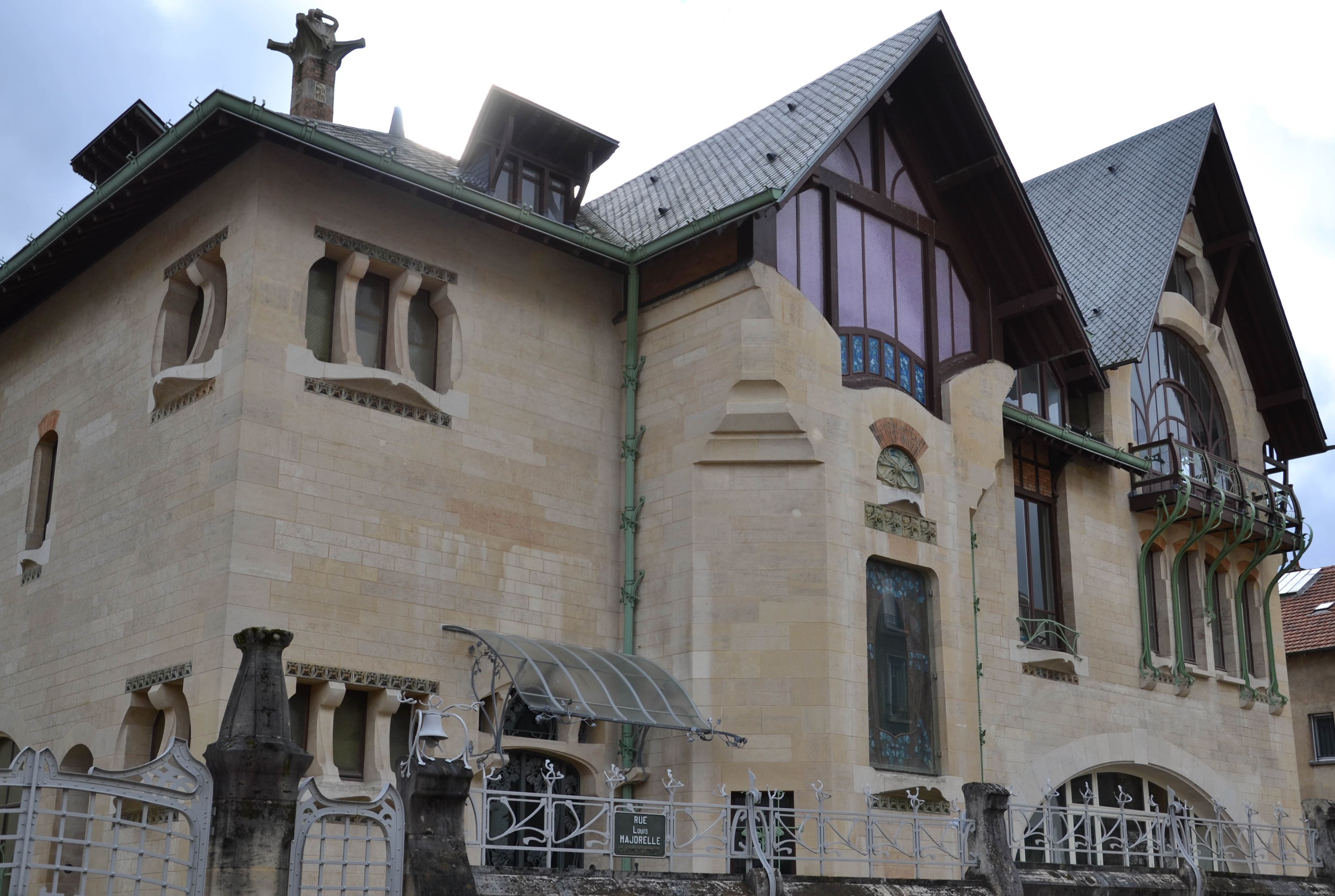 Façade nord, Villa Majorelle, Nancy