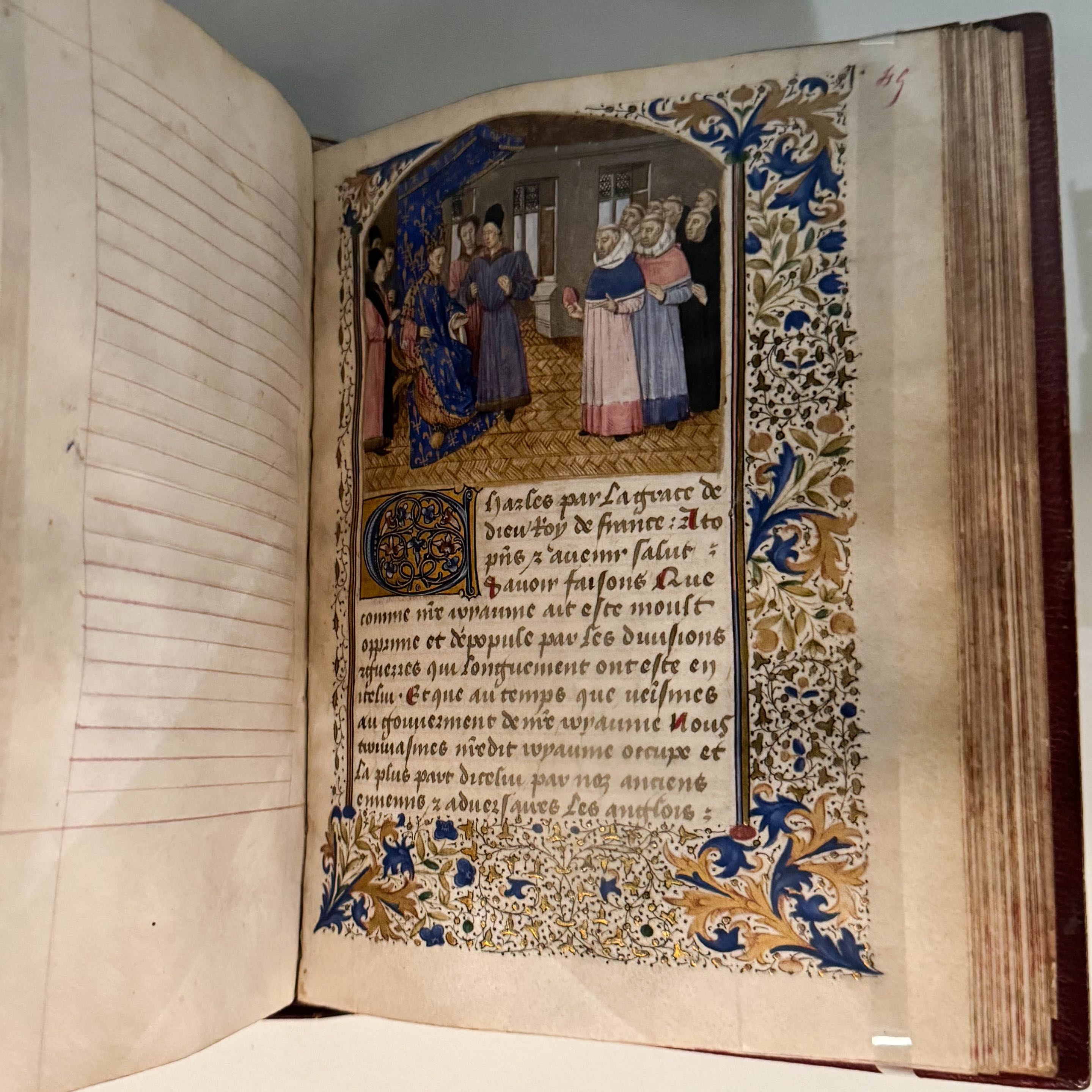 Sanctio Pragmatica et Ordonnances royaux pour la réformation de la justice (1457-1458), Maître du Boccace de Genève, BNF, Paris