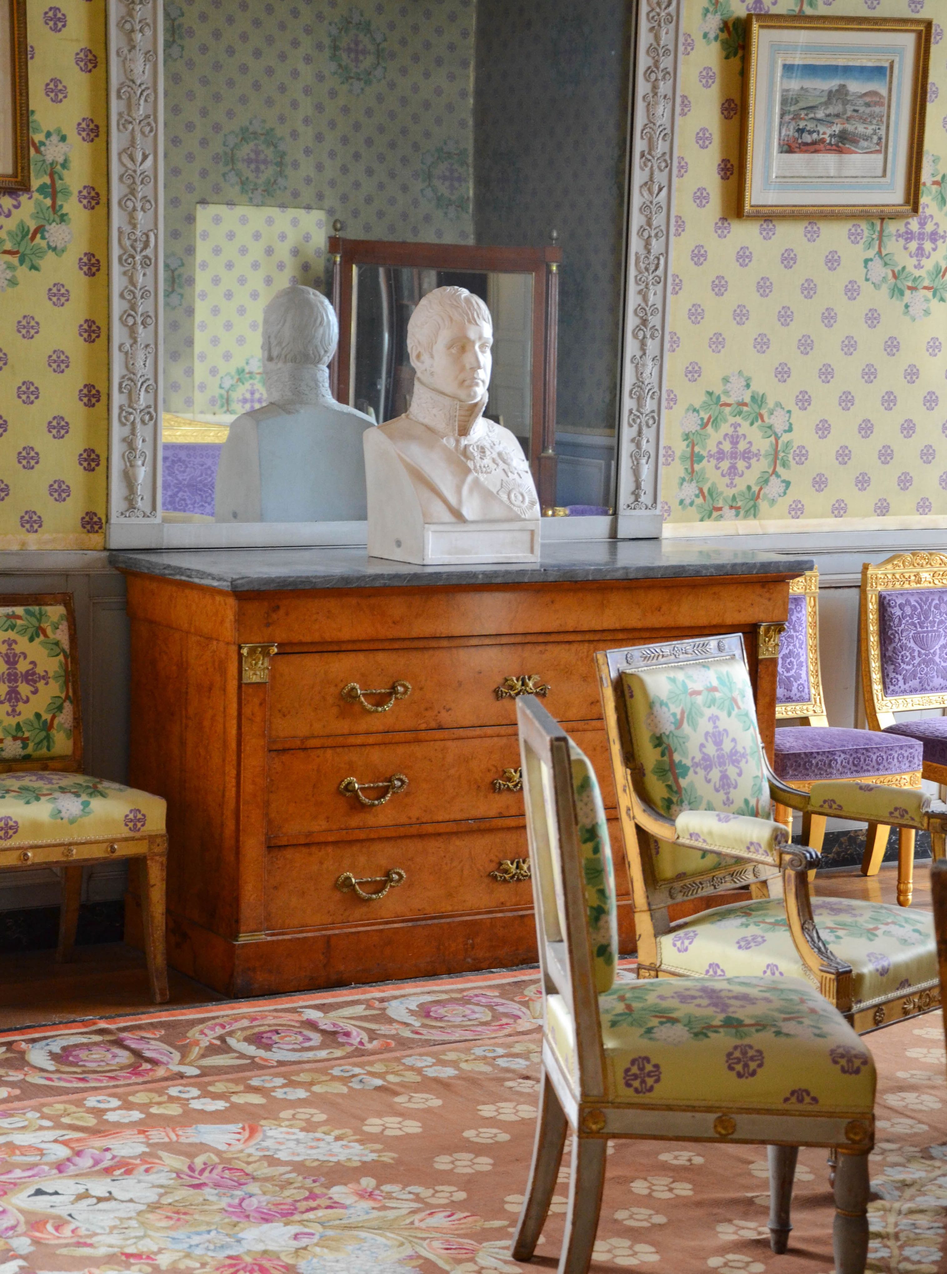 Buste de Jean Lannes, chambre du Maréchal, château de Maisons