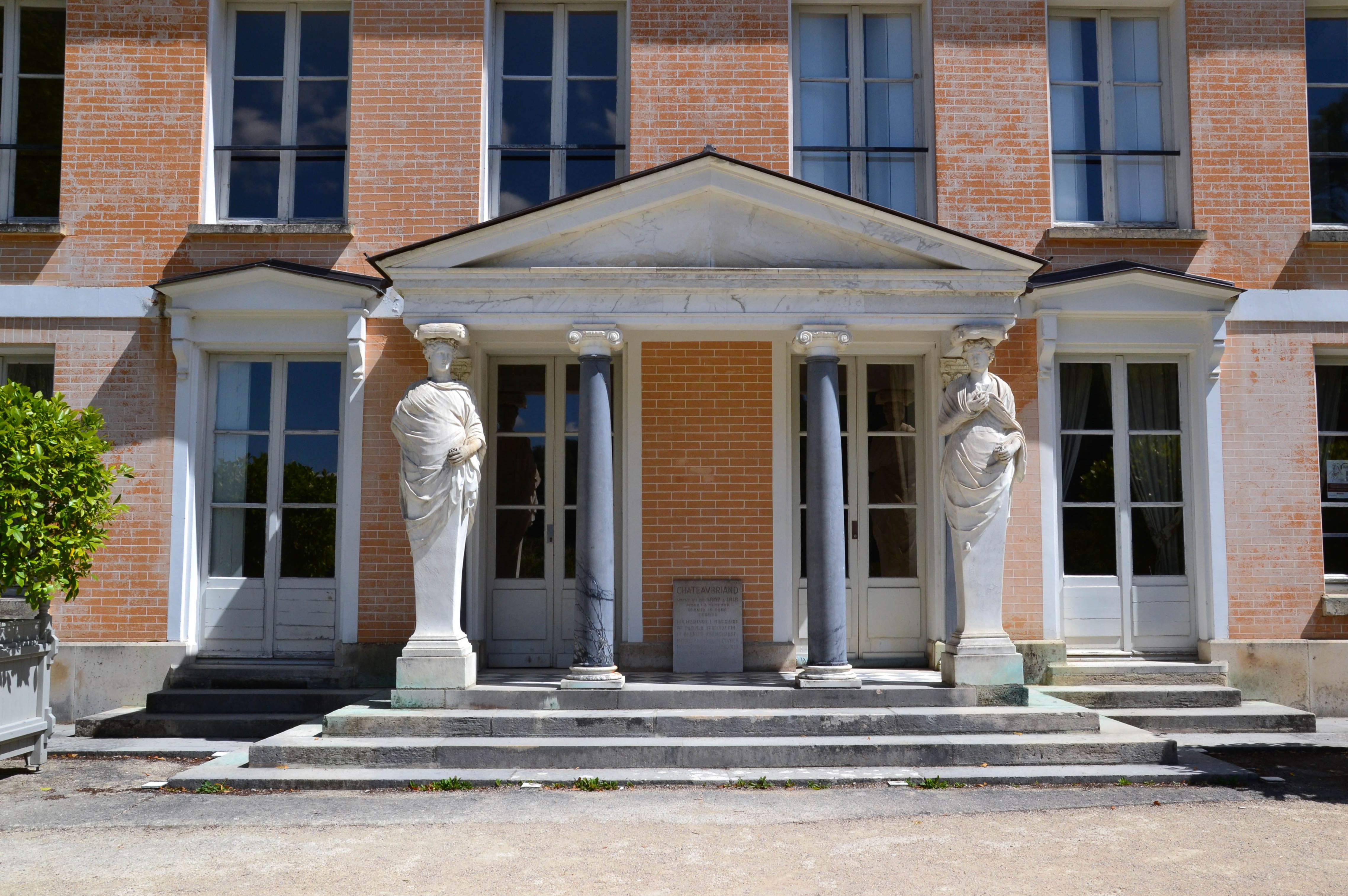 Façade côté jardin, Domaine de la Vallée-aux-Loups