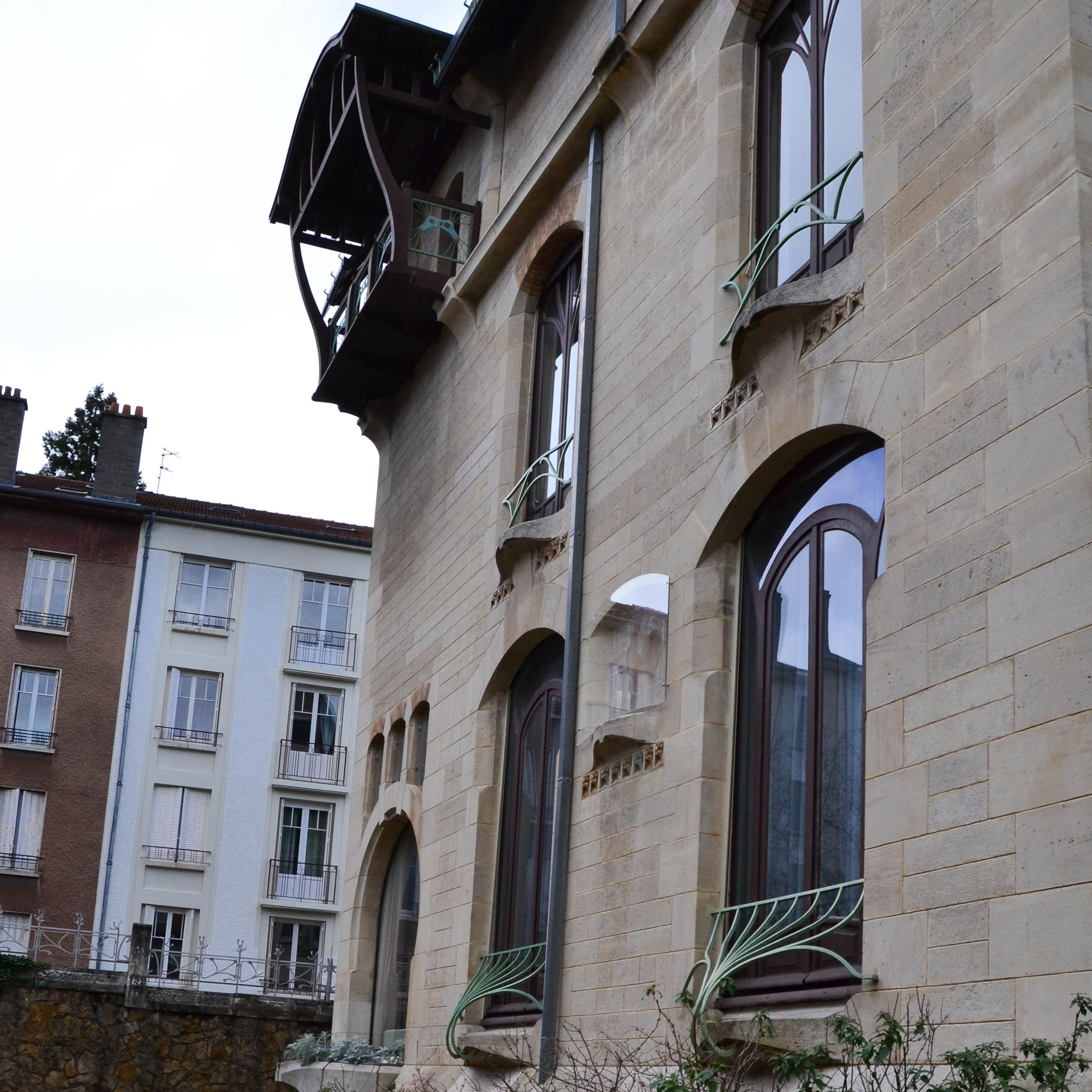 Façade ouest, Villa Majorelle, Nancy