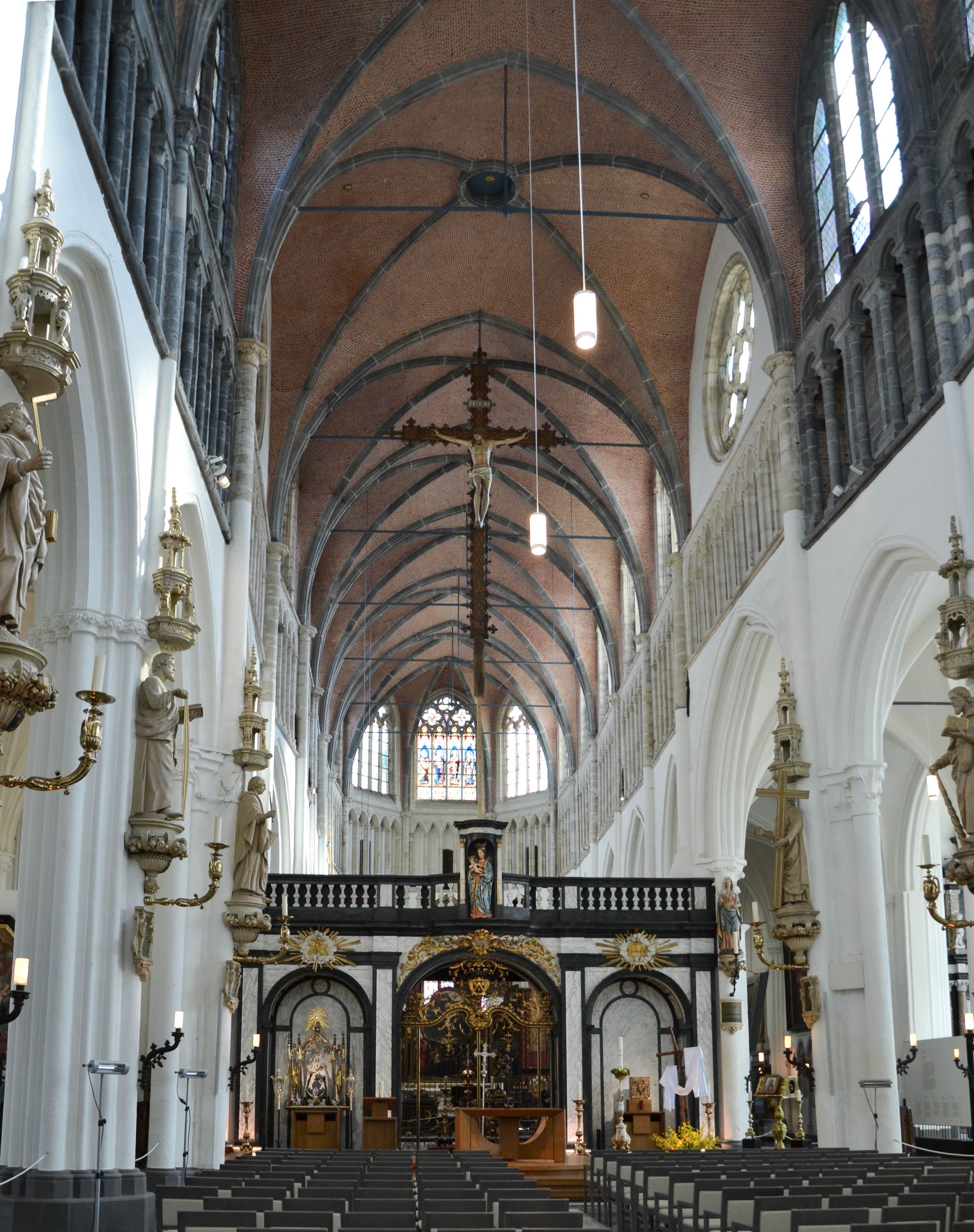 Nef, Église Notre-Dame, Bruges