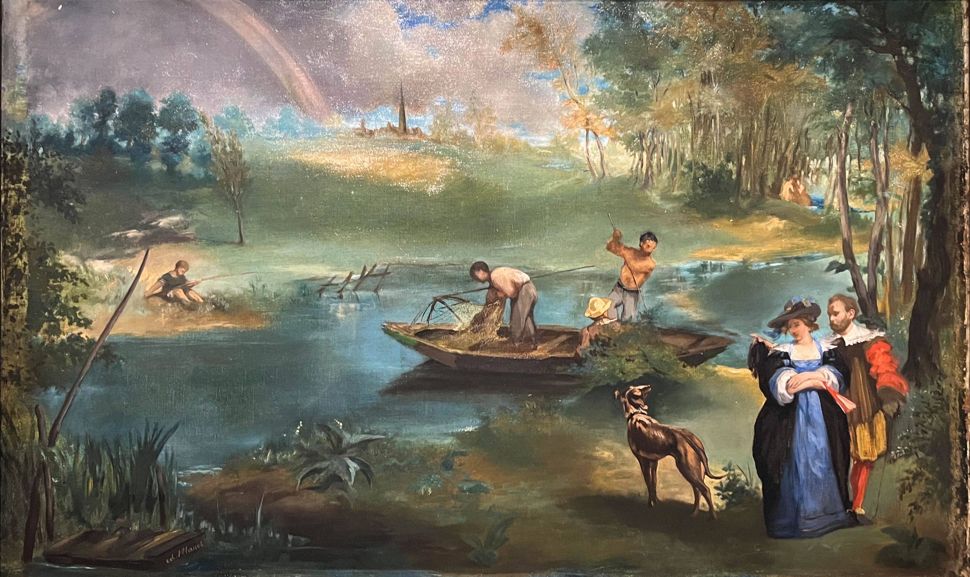 La pêche (1862), Édouard Manet 