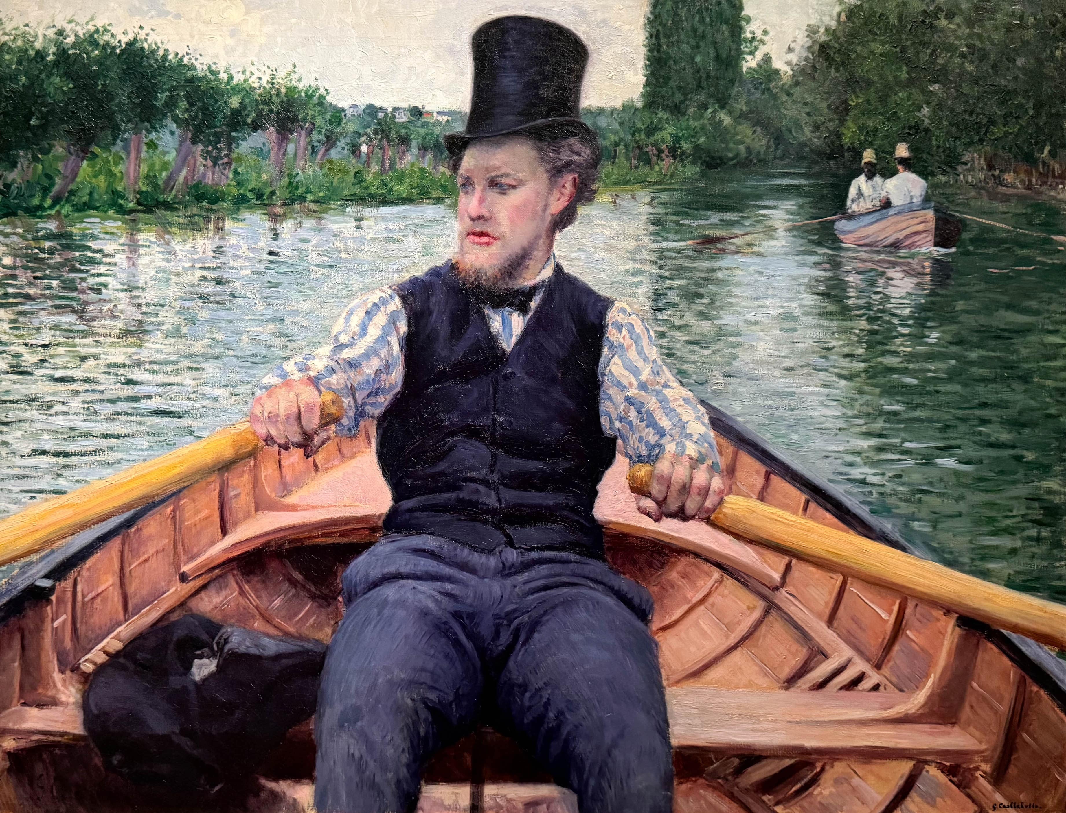 Partie de bateau (vers 1877-1878), Gustave Caillebotte, Musée d’Orsay