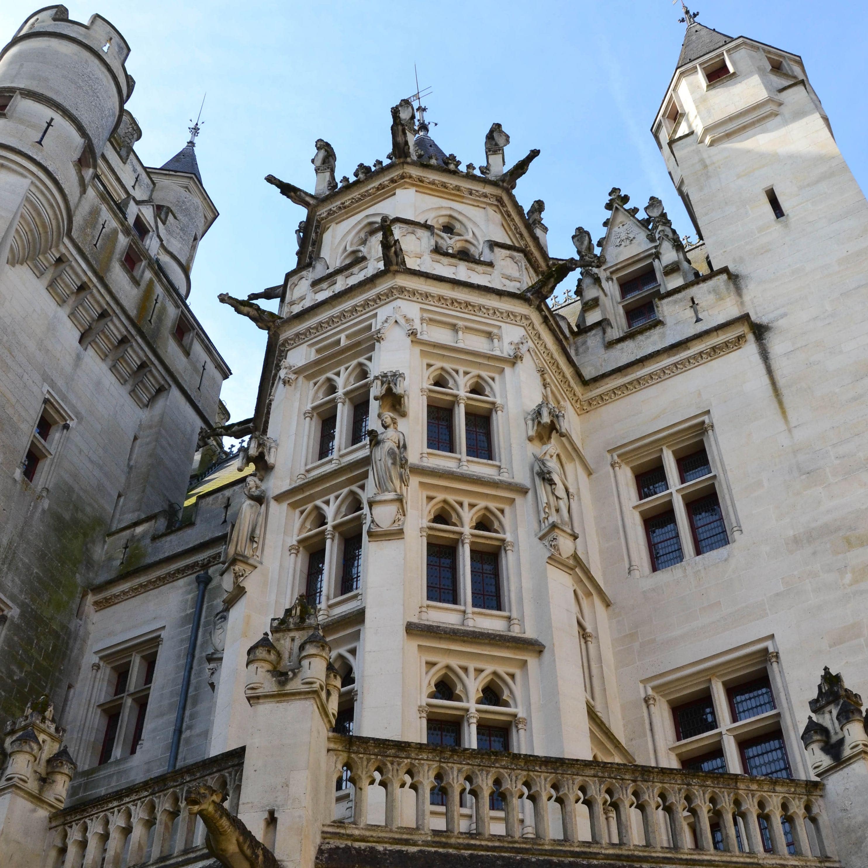 Escalier à vis, château de Pierrefonds