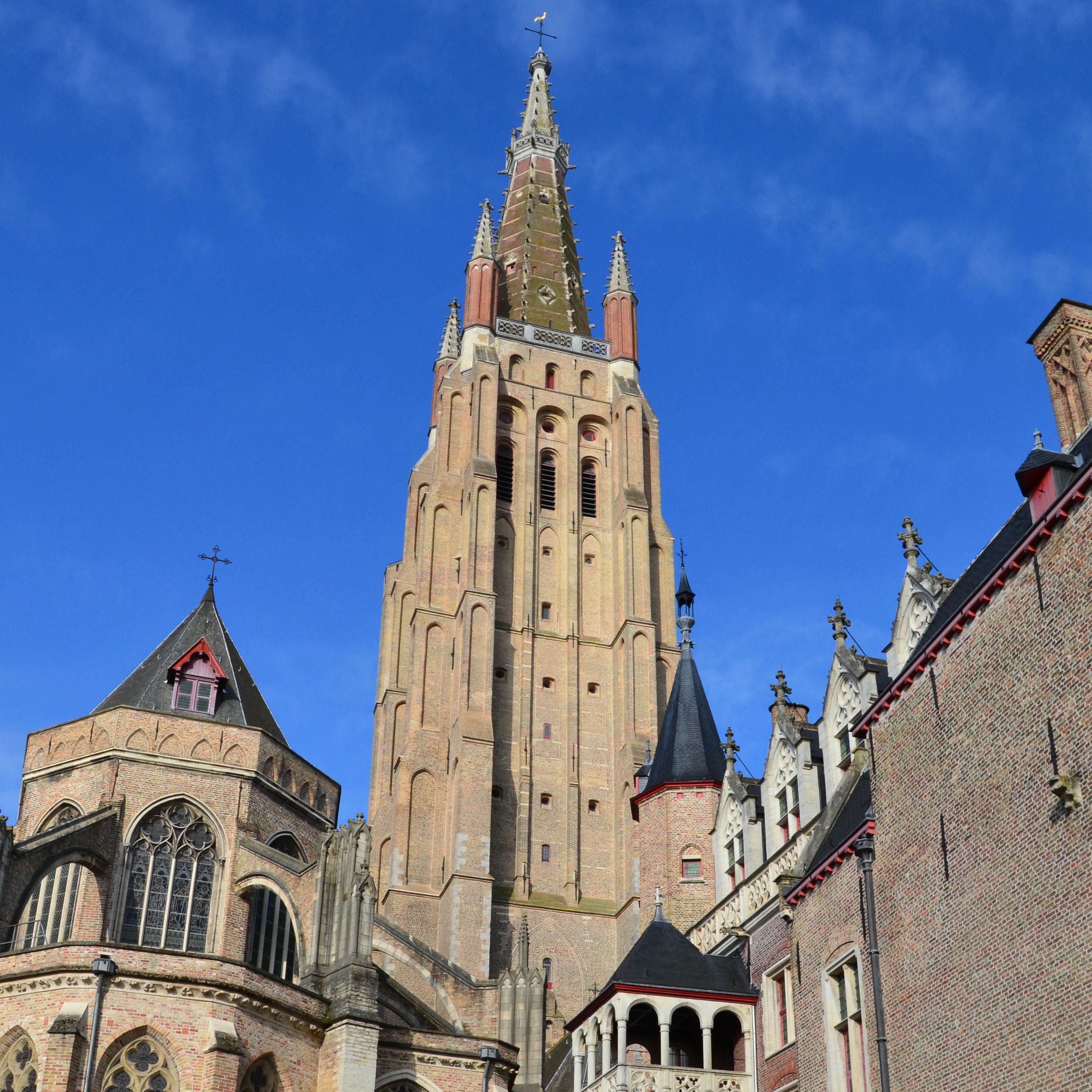 Tour de l’église Notre-Dame, XIII-XVème siècles, Bruges