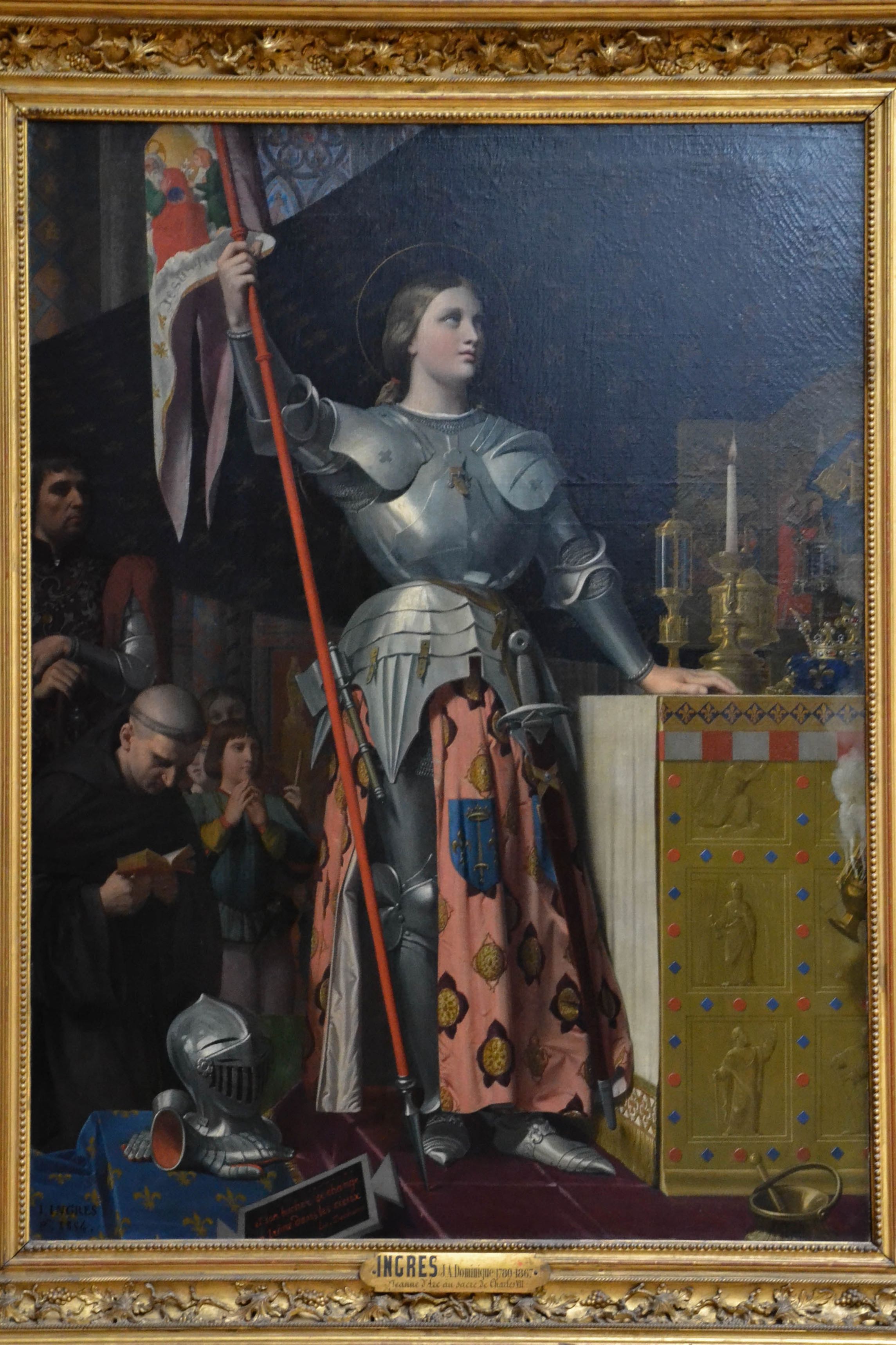 Jeanne d'Arc au Sacre de Charles VII, Jean-Auguste-Dominique Ingres, 1851