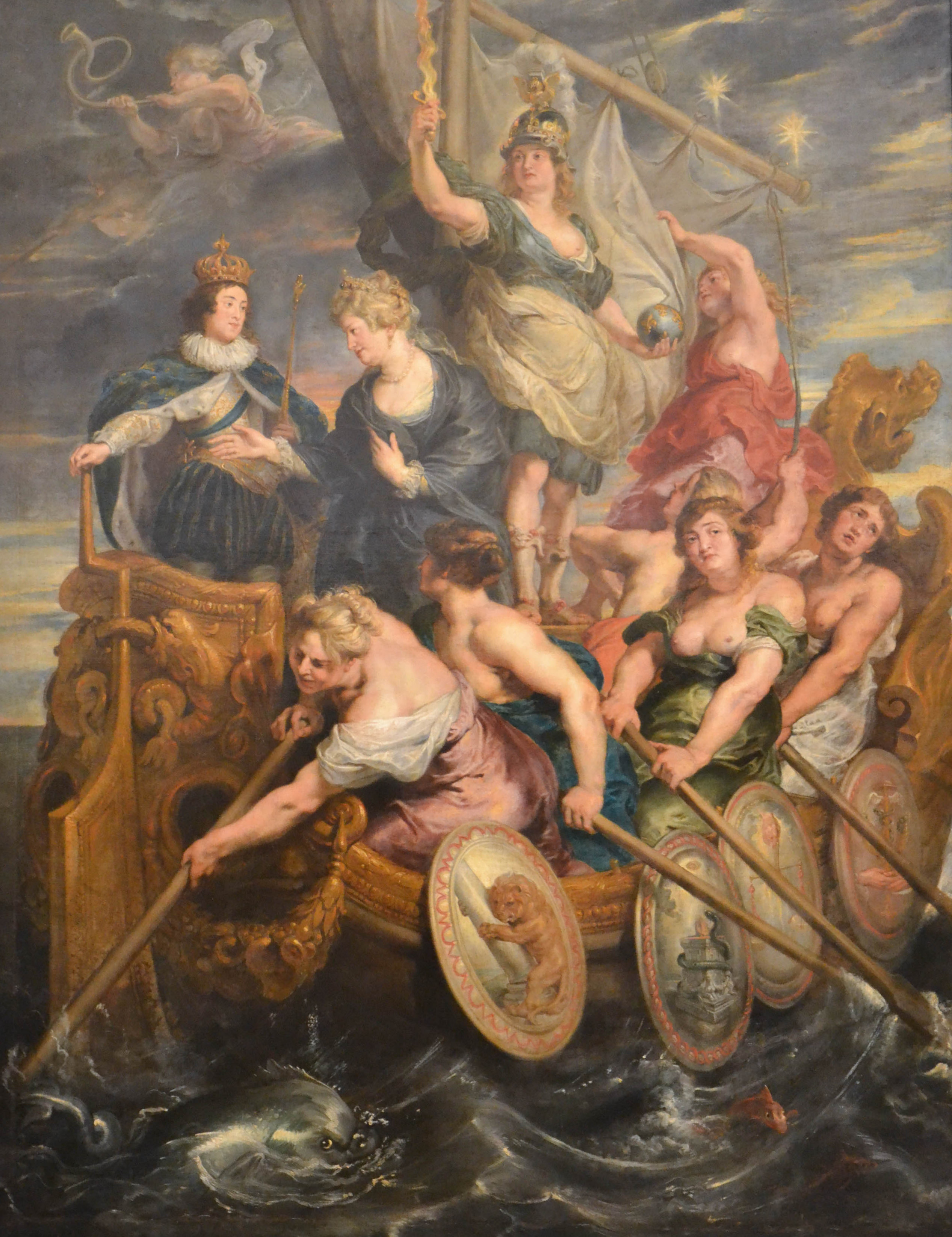 La majorité de Louis XIII, Rubens