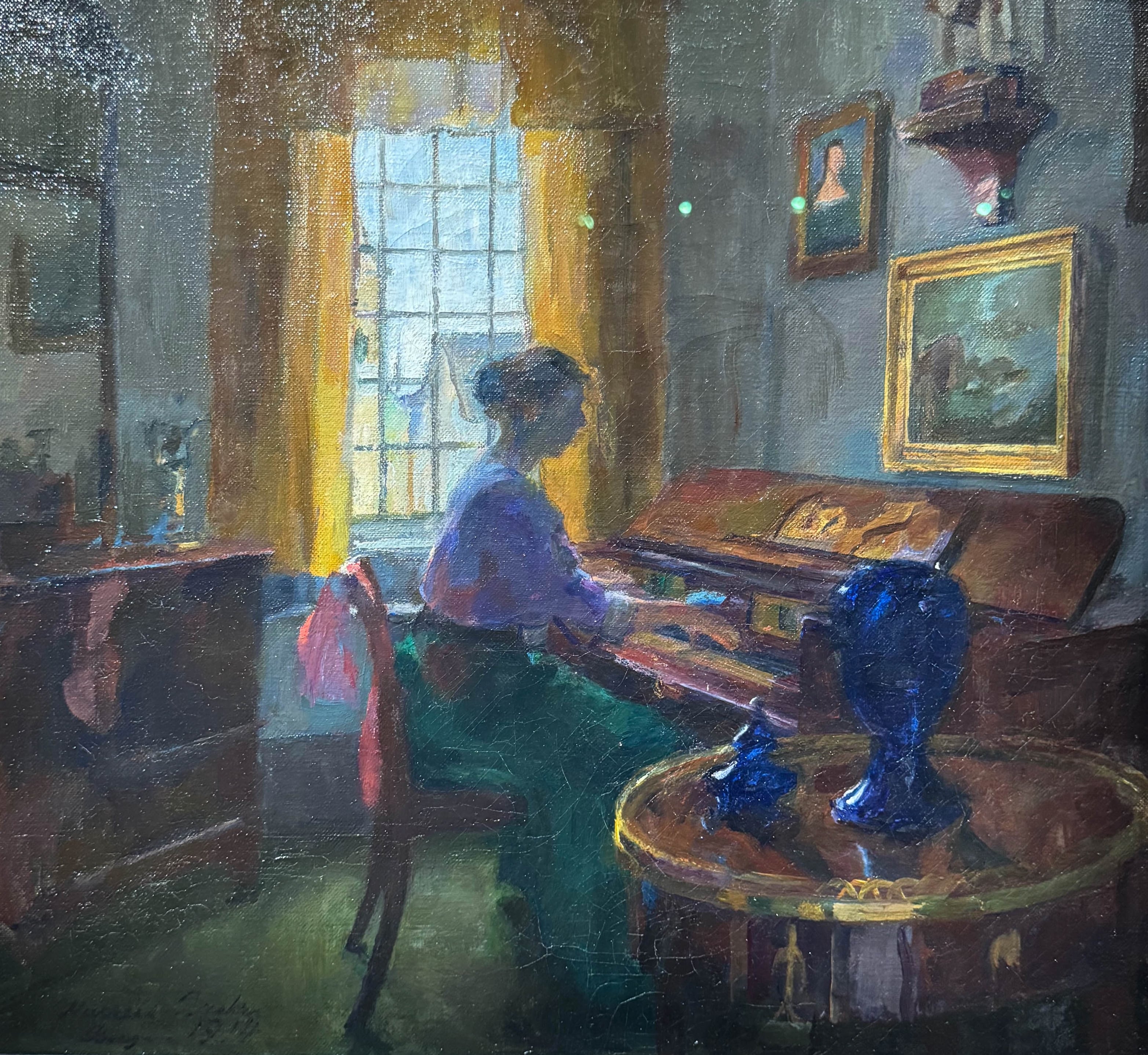 Lavande (1914) Harriet Backer, Bergen