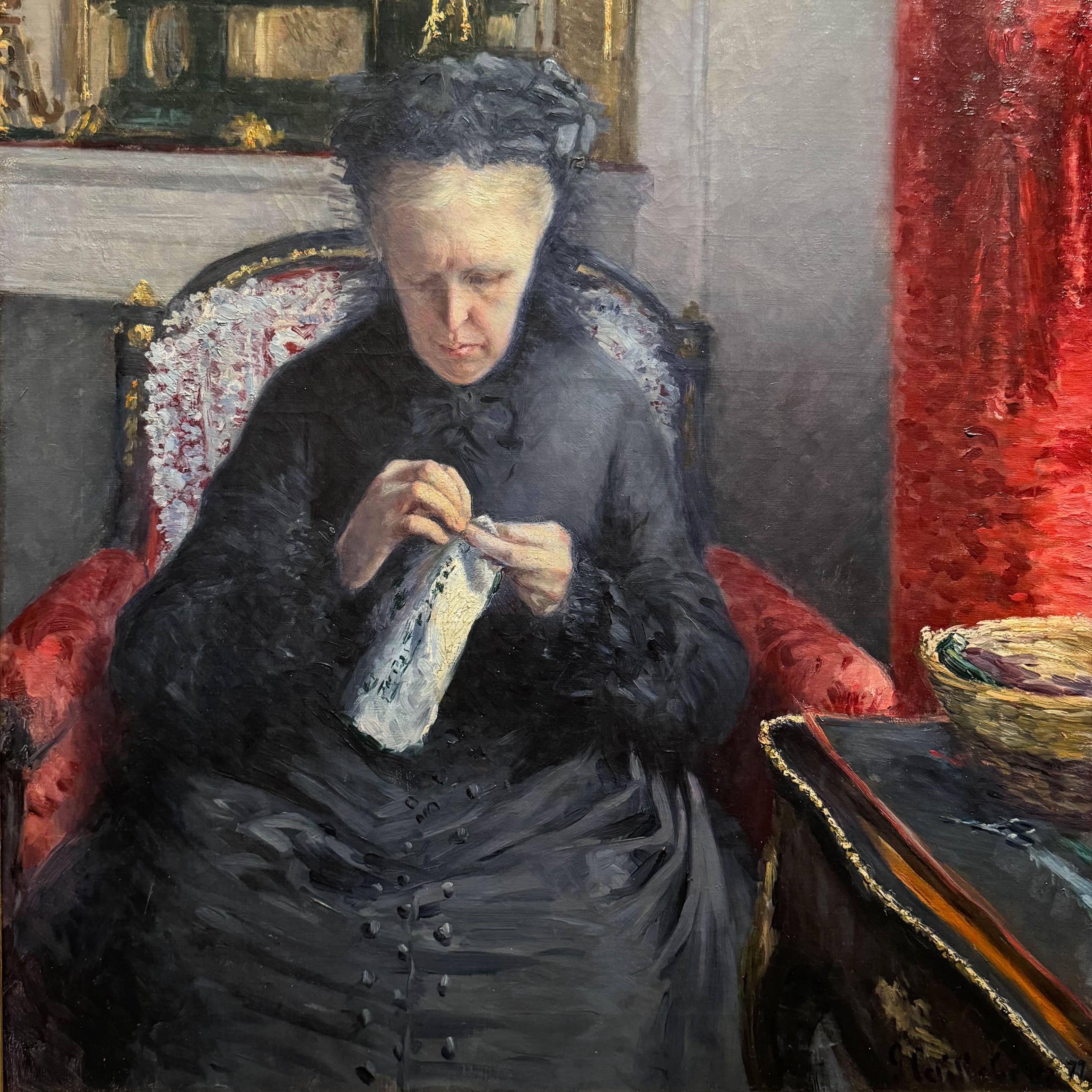 Portrait de Céleste Caillebotte (1877), Gustave Caillebotte