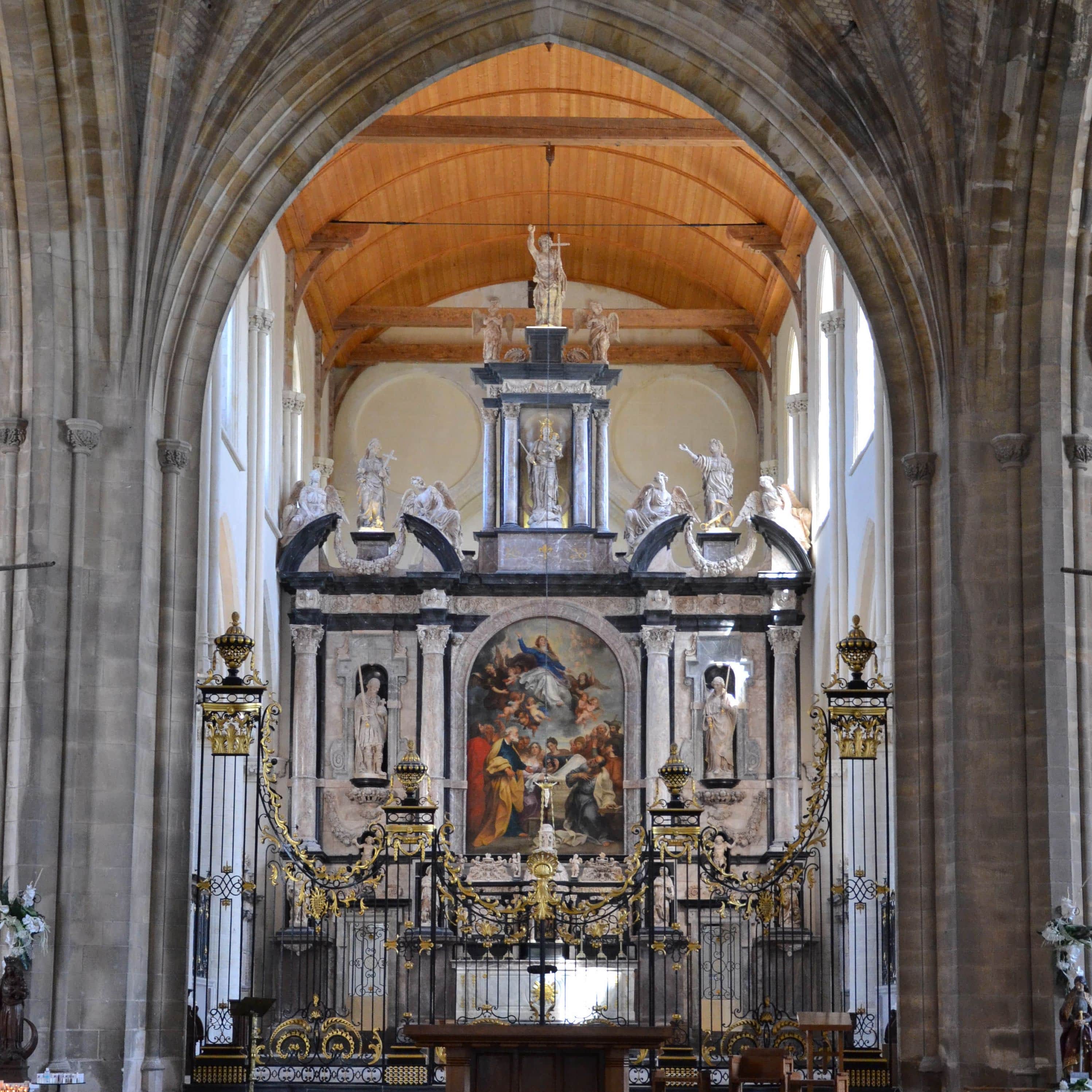 Retable, église Notre-Dame, Calais