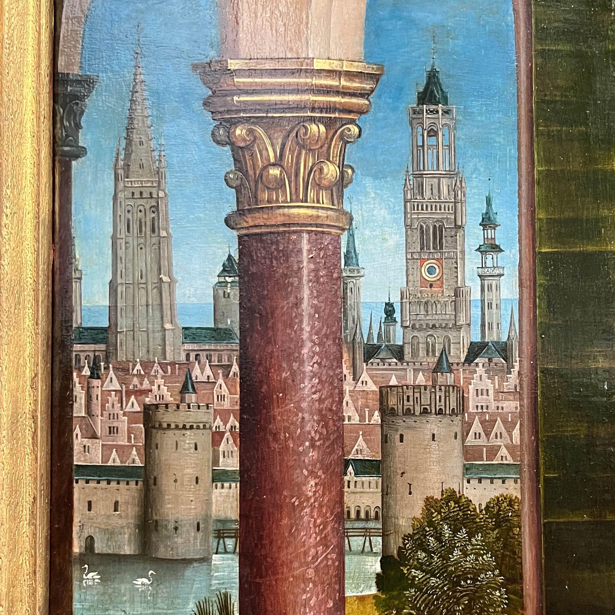 Détail figurant Bruges (1476), Bruges