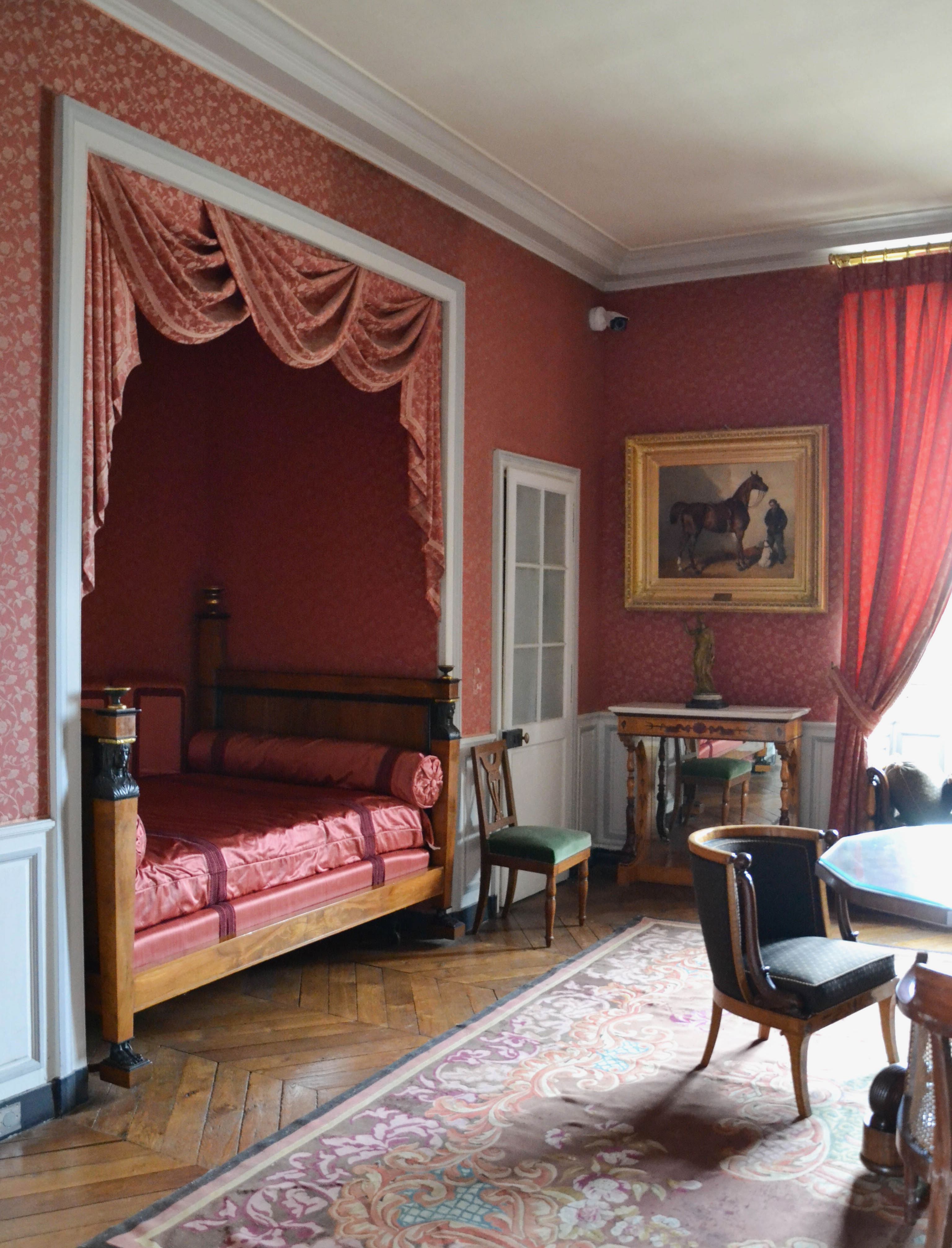 Chambre de Jacques Laffitte, château de Maisons